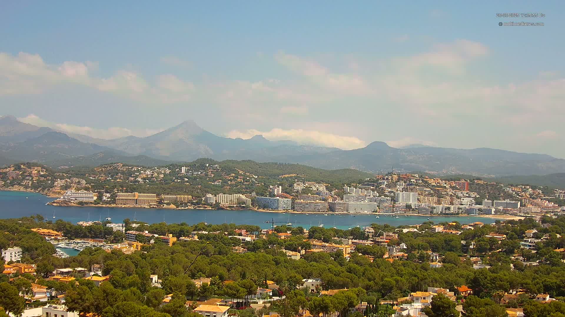 Mallorca, Santa Ponsa City Live Cam - Balearic Islands, Spain