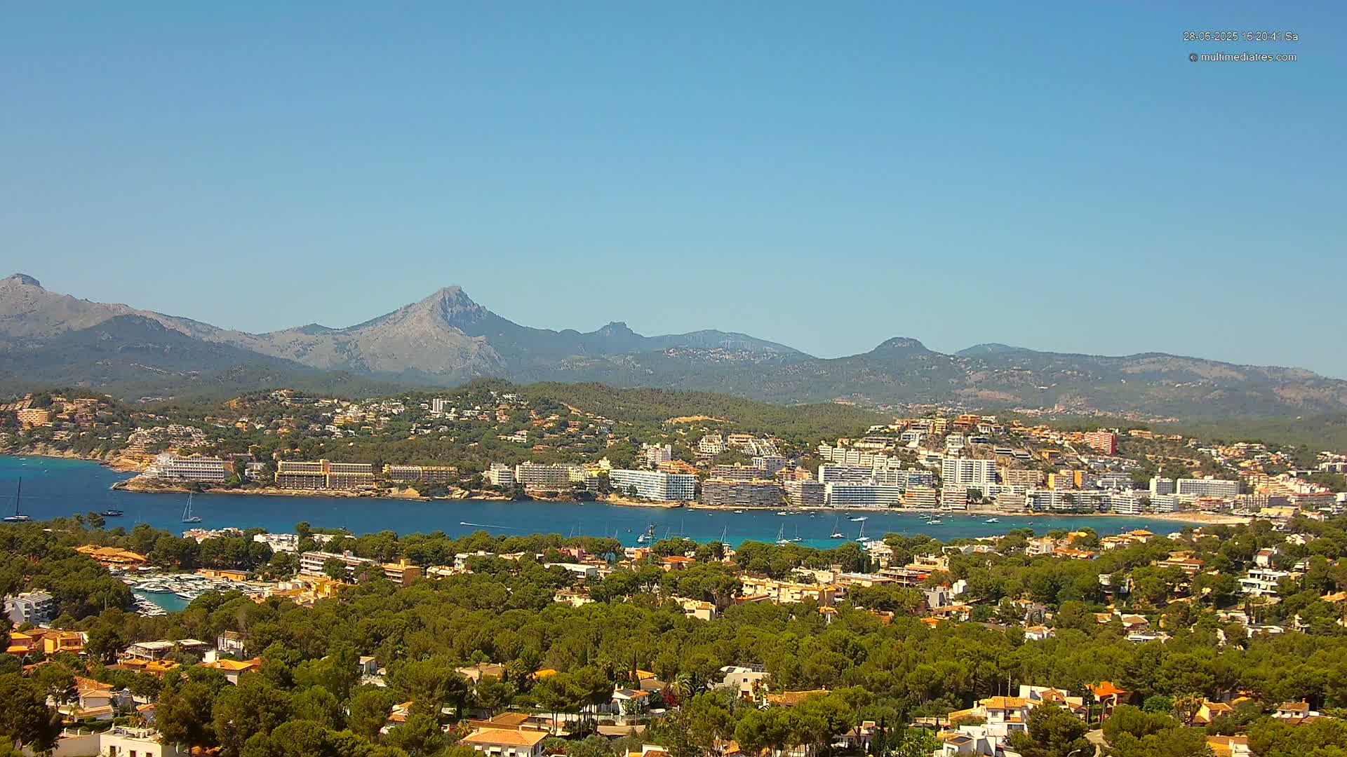 Mallorca, Santa Ponsa City Live Cam - Balearic Islands, Spain