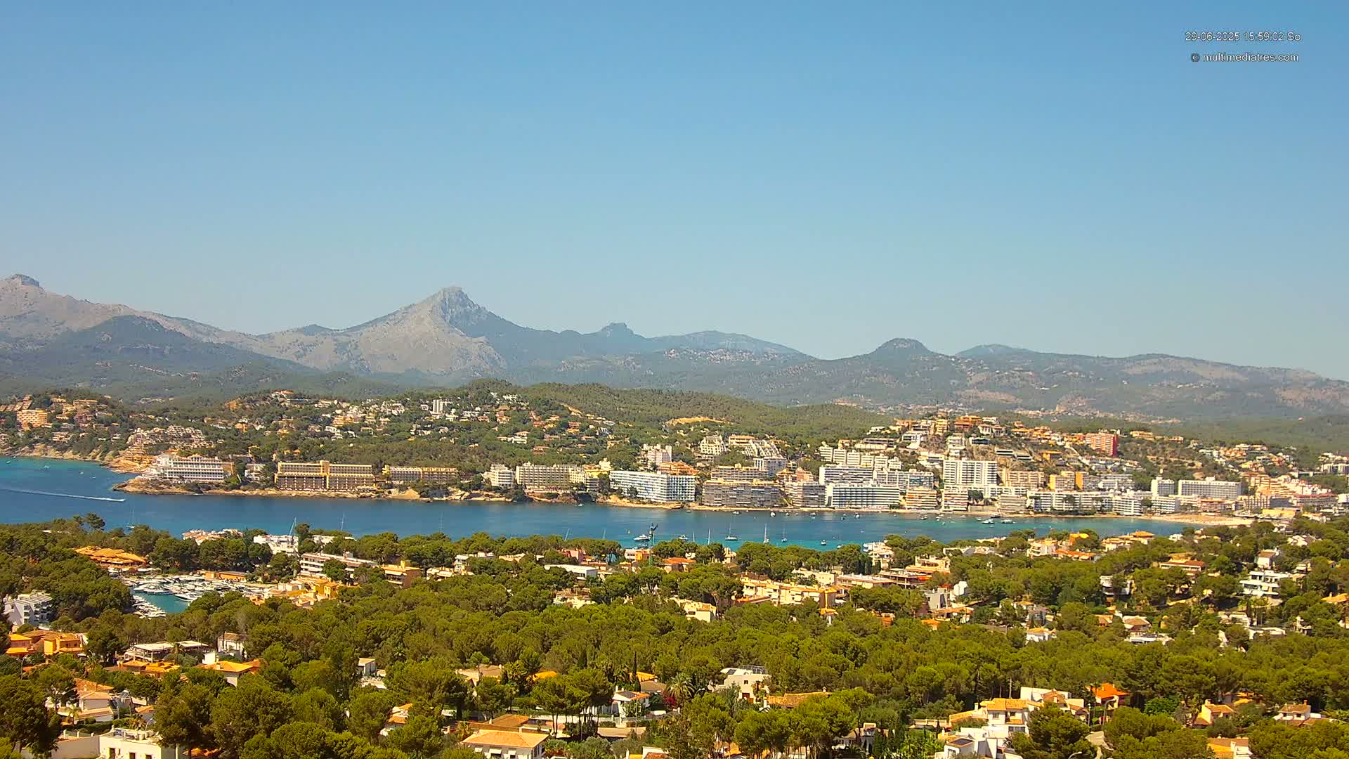 Mallorca, Santa Ponsa City Live Cam - Balearic Islands, Spain