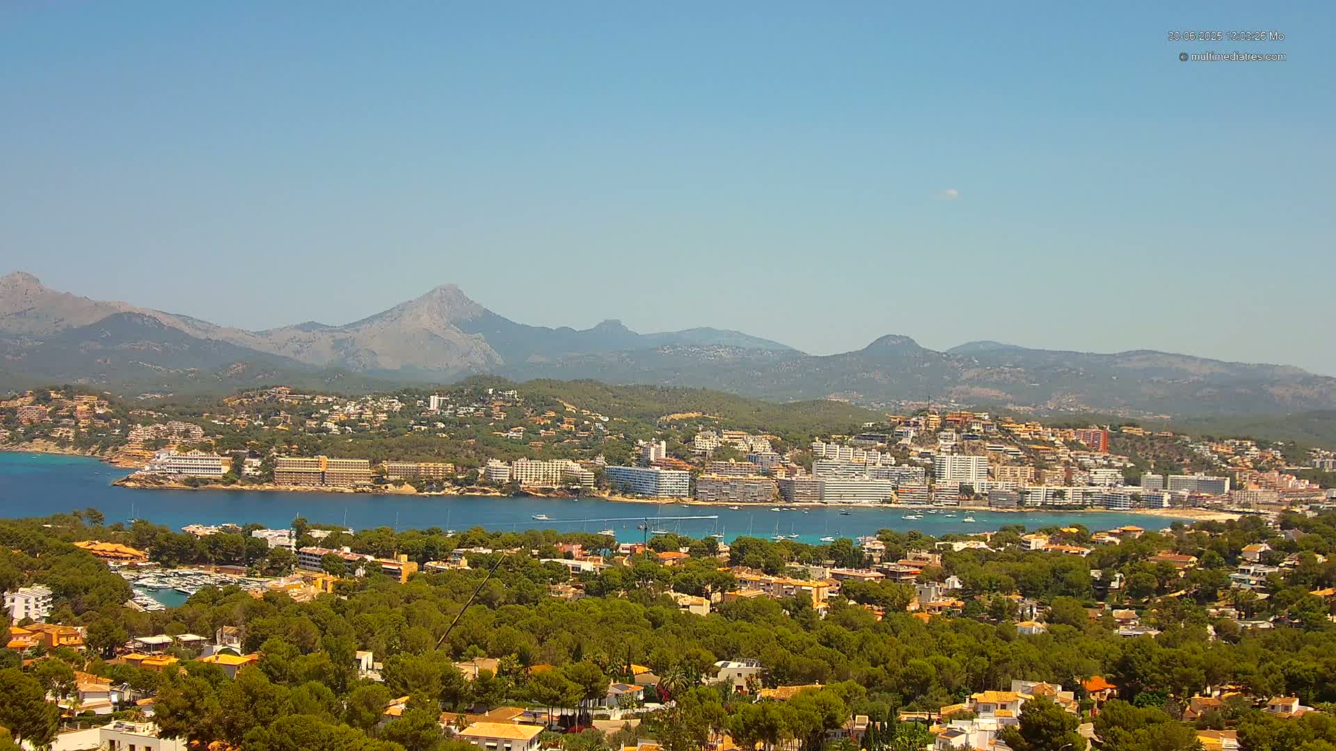 Mallorca, Santa Ponsa City Live Cam - Balearic Islands, Spain