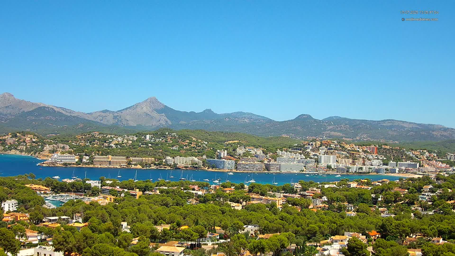 Mallorca, Santa Ponsa City Live Cam - Balearic Islands, Spain