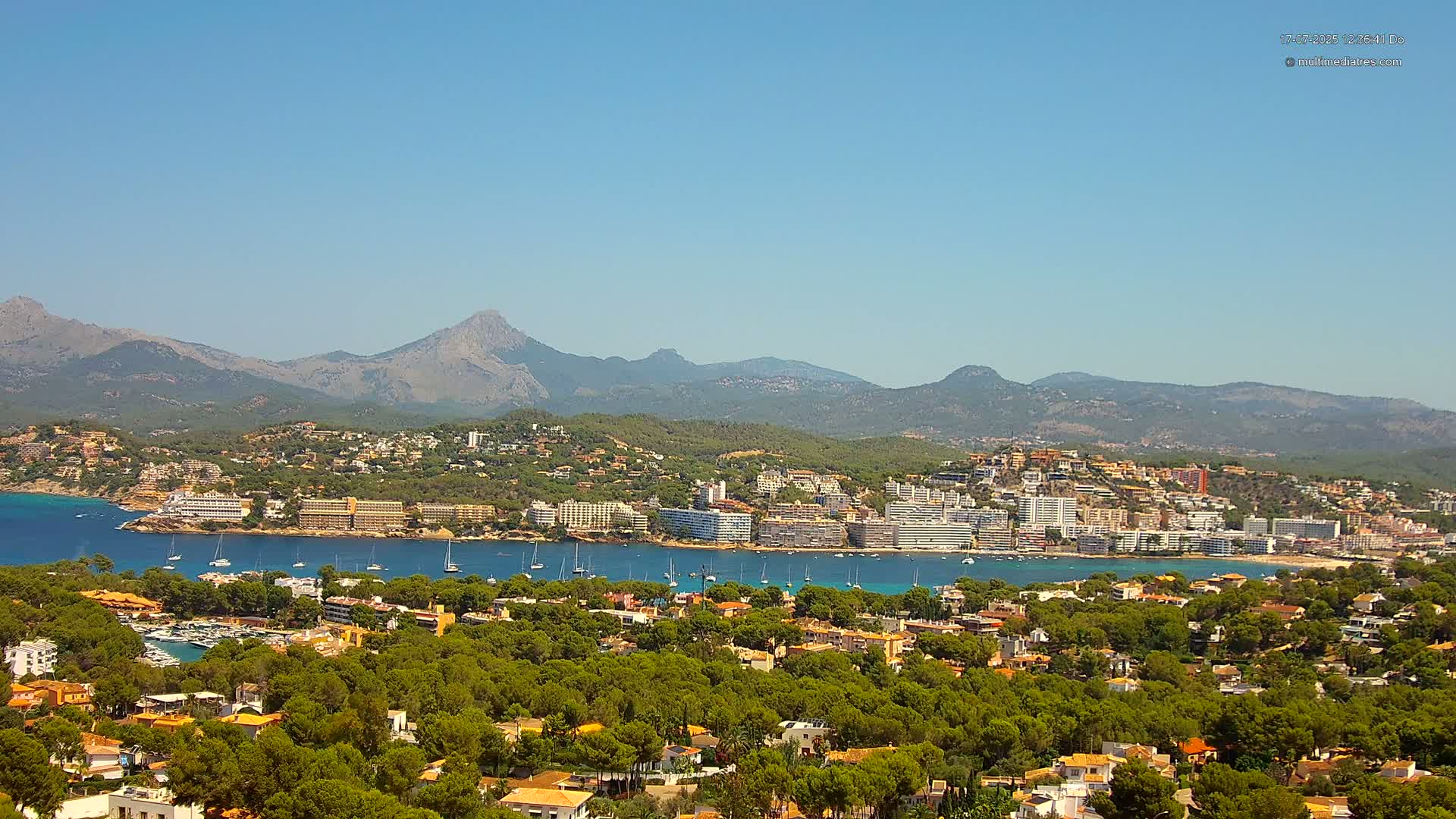 Mallorca, Santa Ponsa City Live Cam - Balearic Islands, Spain