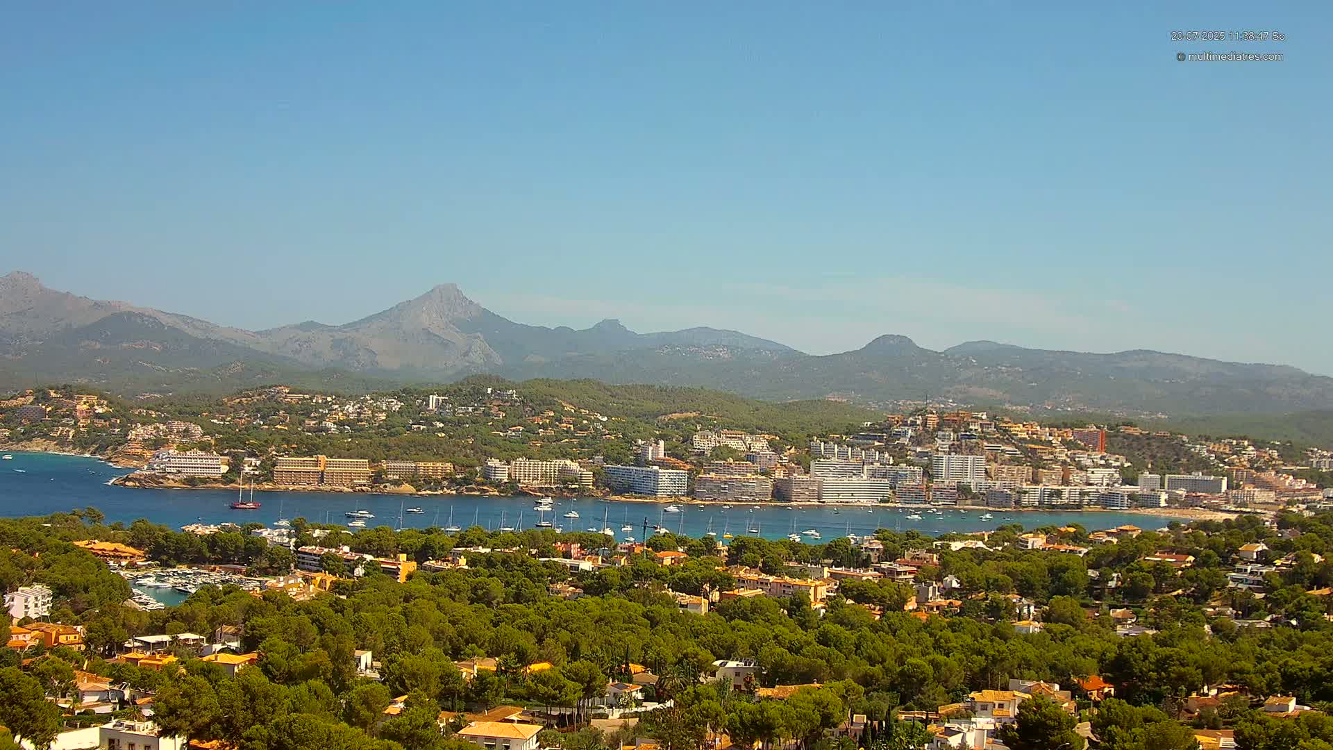 Mallorca, Santa Ponsa City Live Cam - Balearic Islands, Spain