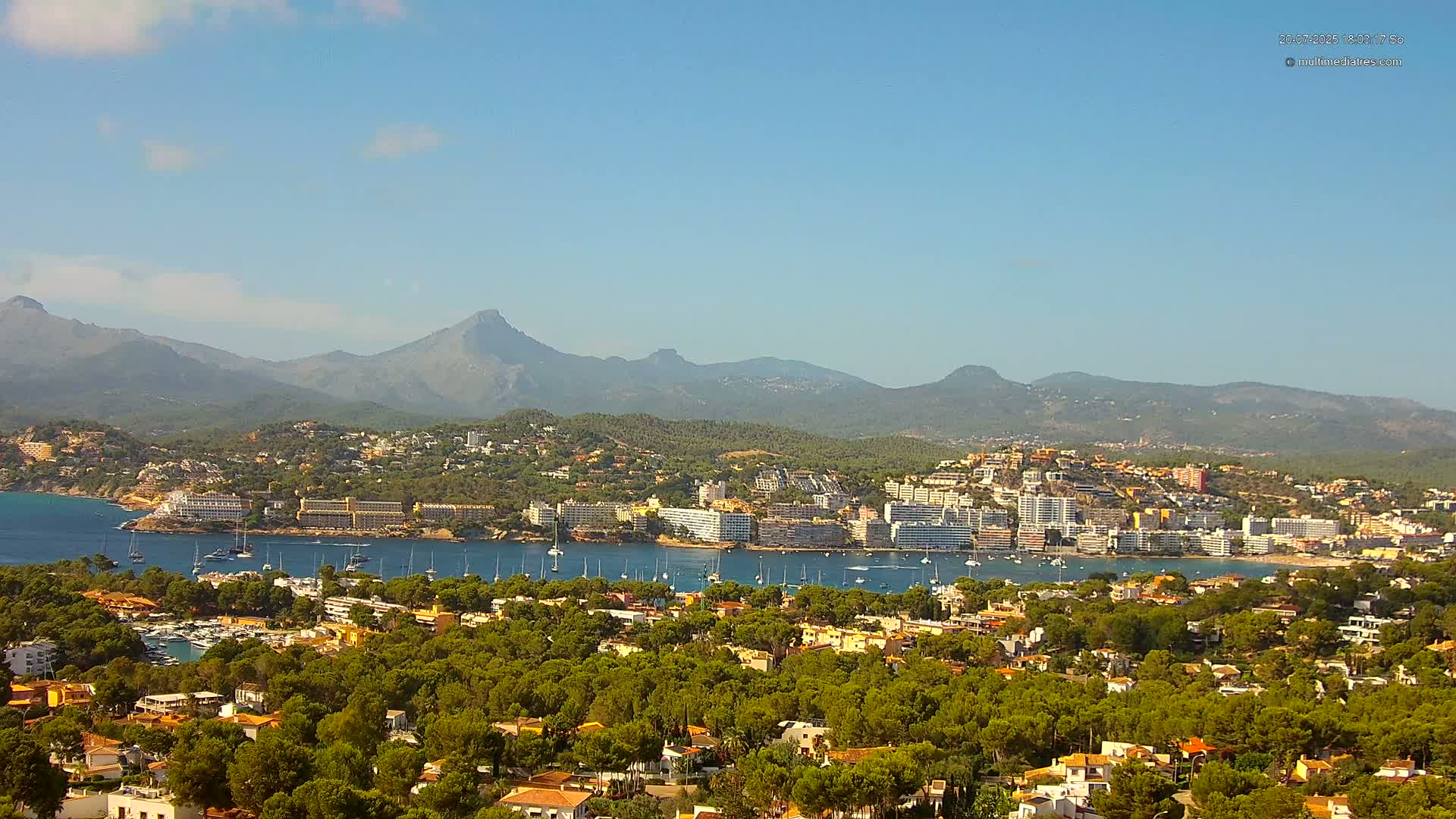 Mallorca, Santa Ponsa City Live Cam - Balearic Islands, Spain