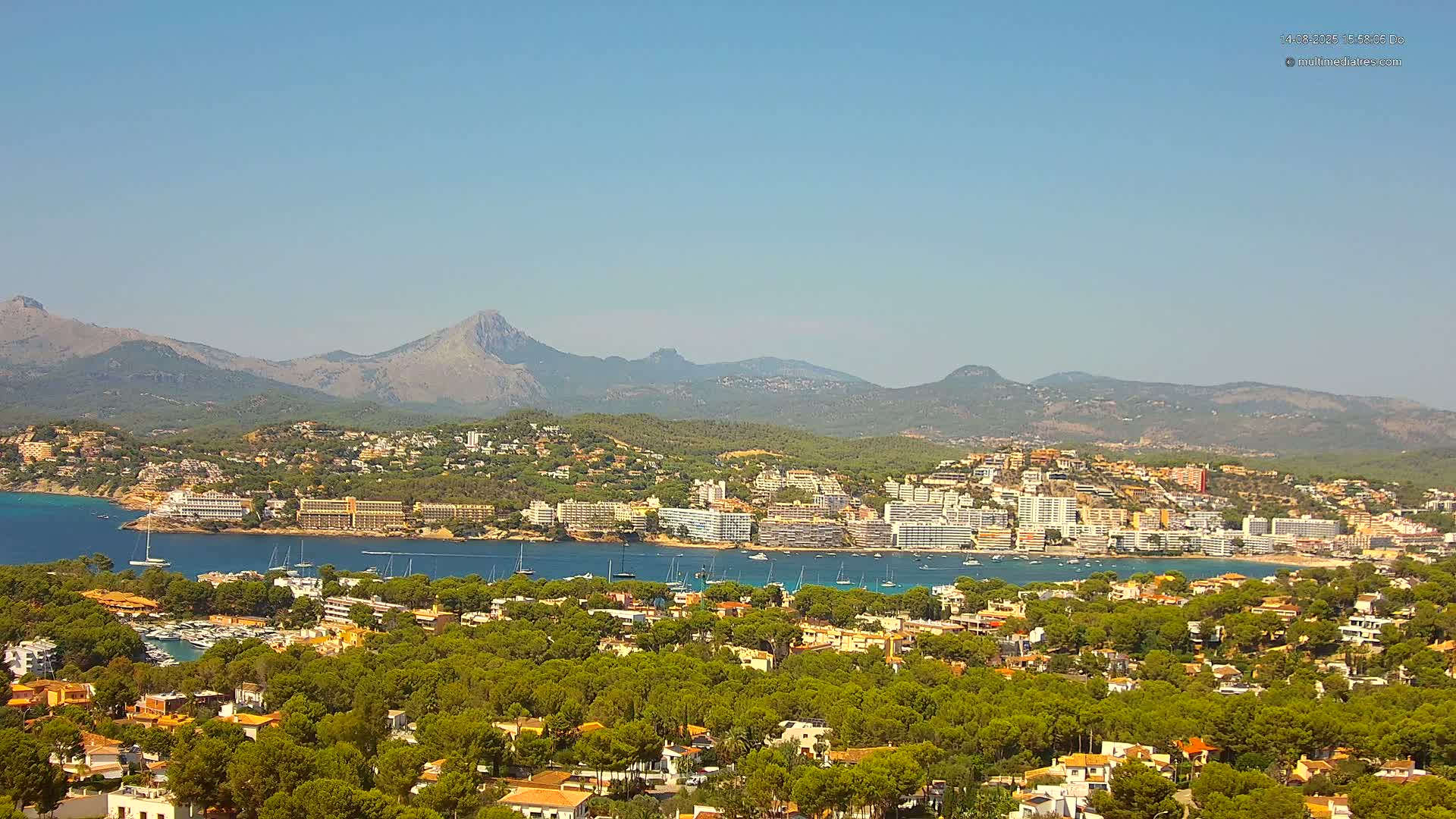 Mallorca, Santa Ponsa City Live Cam - Balearic Islands, Spain