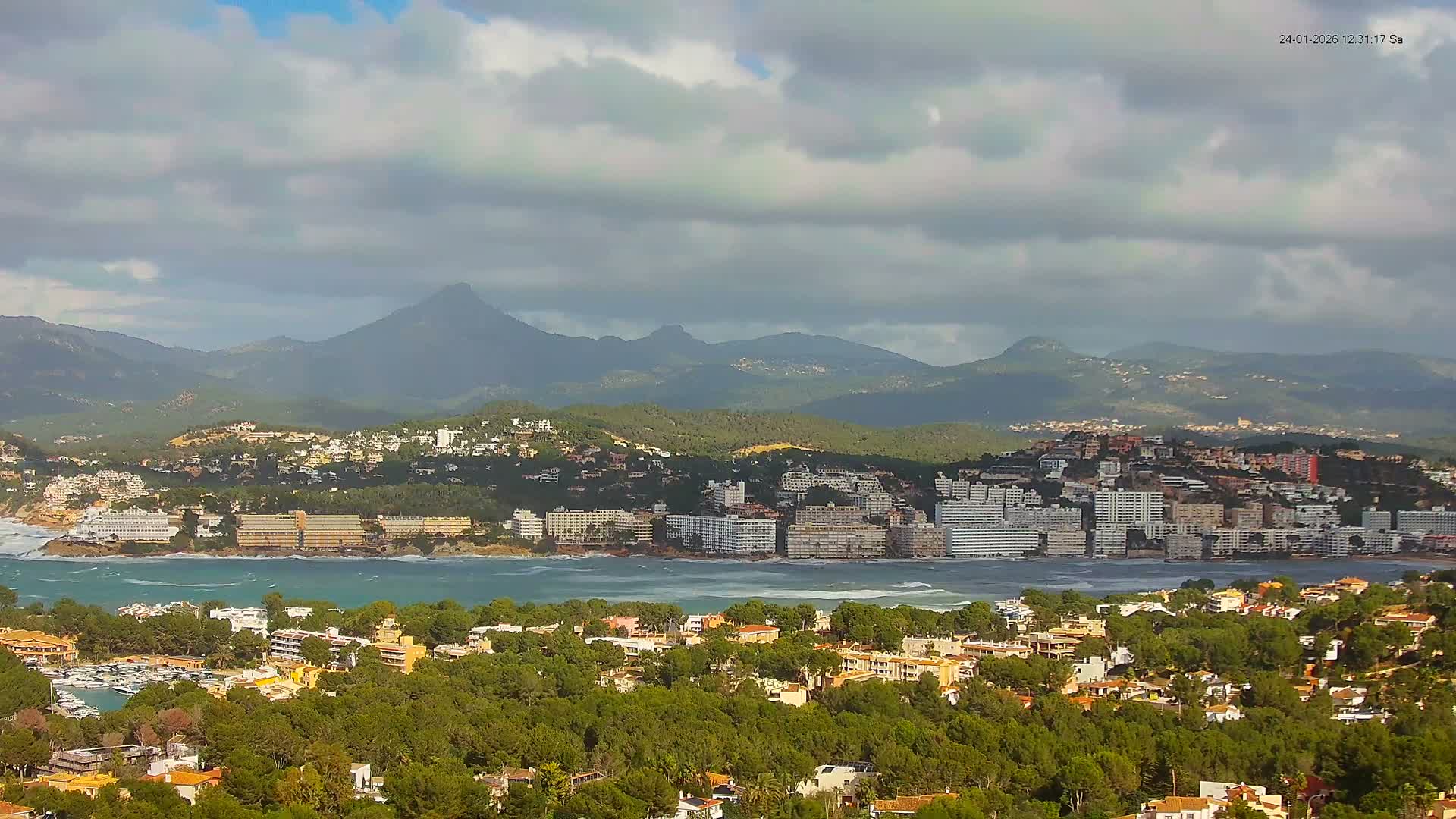 Mallorca, Santa Ponsa City Live Cam - Balearic Islands, Spain