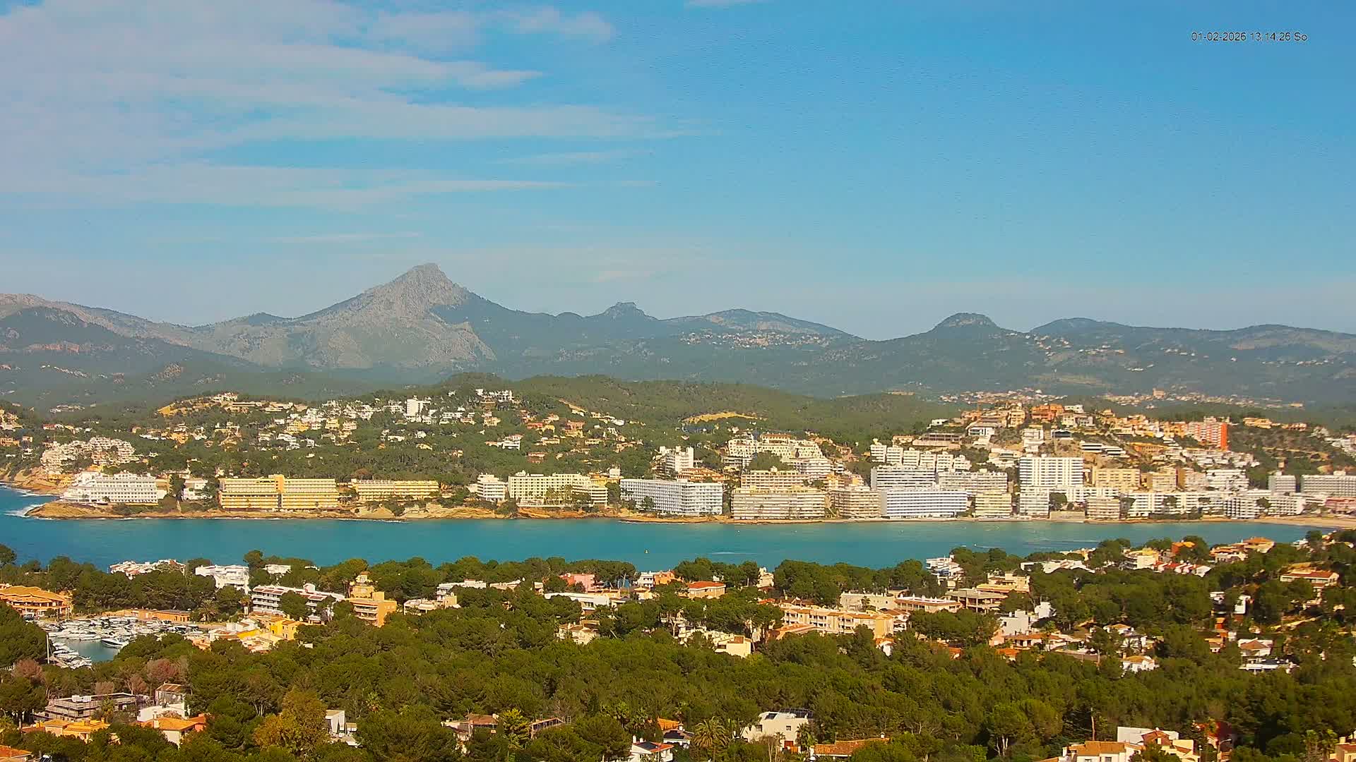 Mallorca, Santa Ponsa City Live Cam - Balearic Islands, Spain
