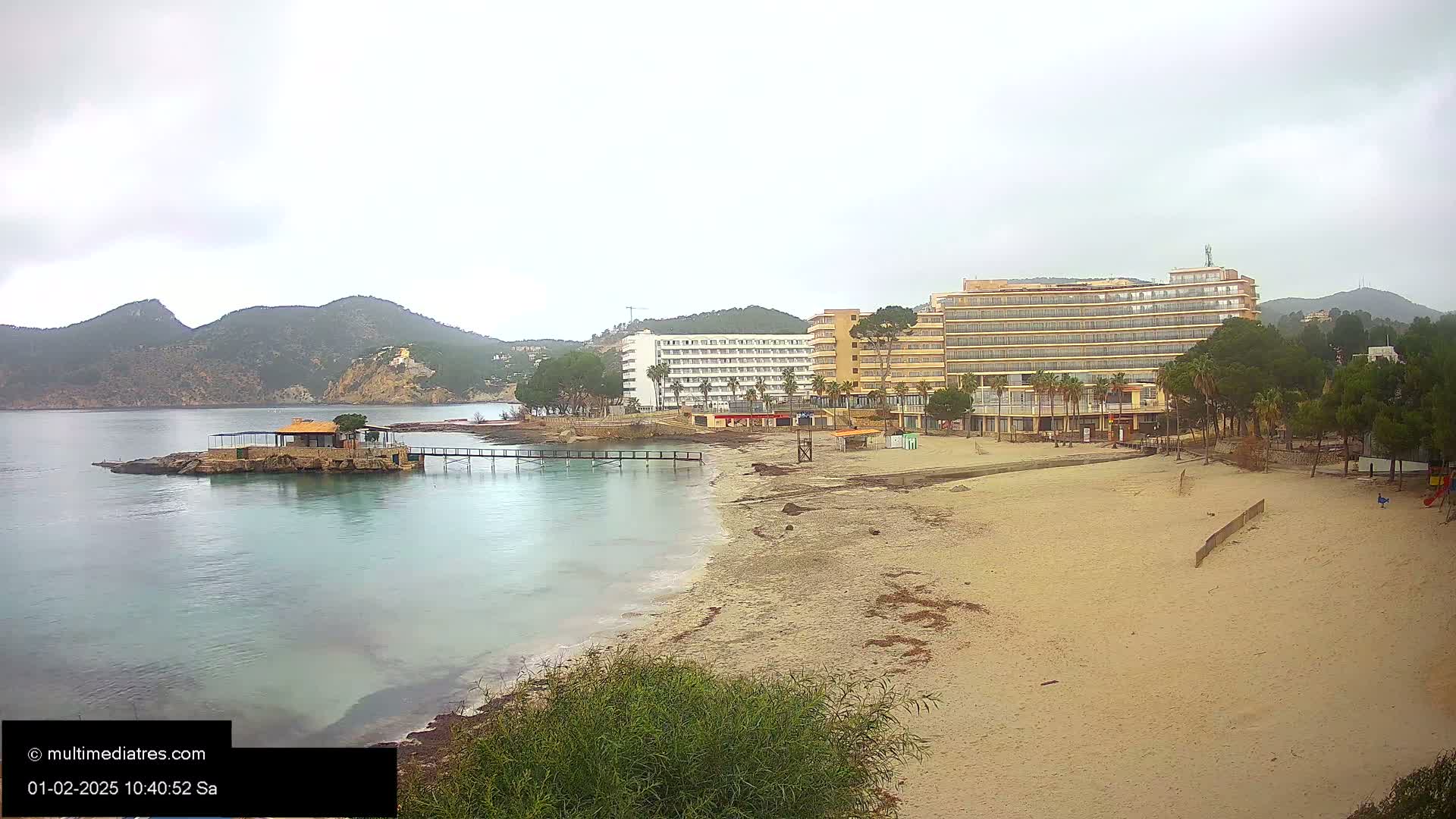 Mallorca, Camp de Mar Beach  Live Cam - Balearic Islands, Spain
