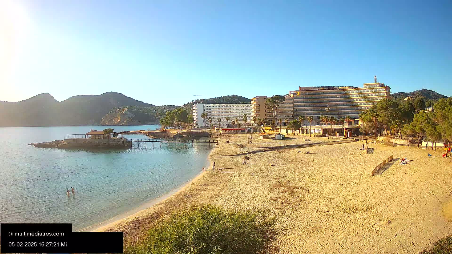 Mallorca, Camp de Mar Beach  Live Cam - Balearic Islands, Spain