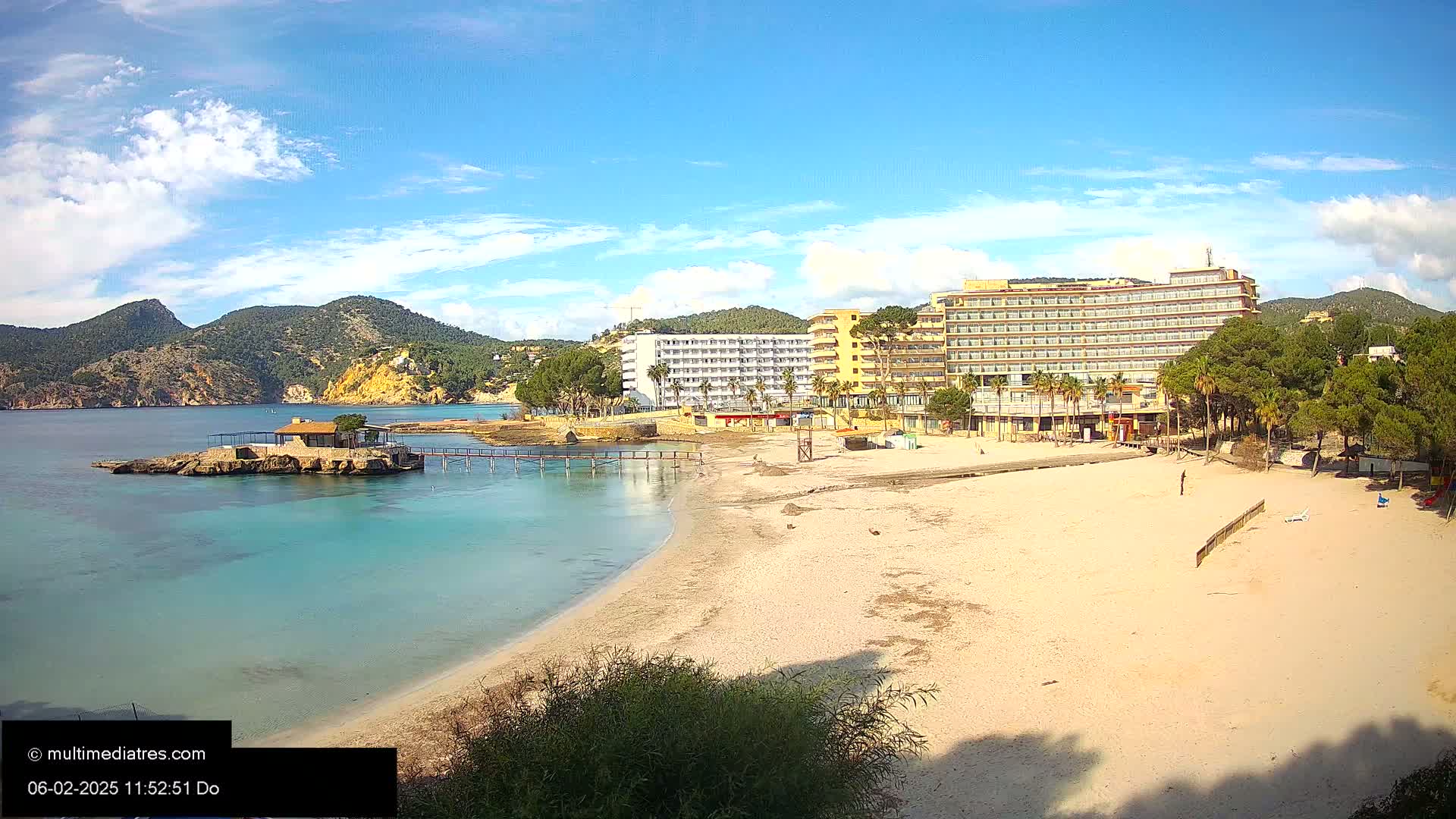 Mallorca, Camp de Mar Beach  Live Cam - Balearic Islands, Spain