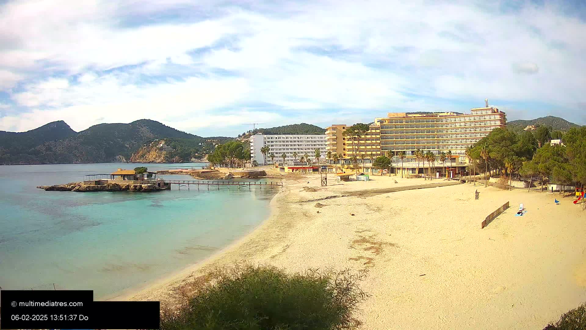 Mallorca, Camp de Mar Beach  Live Cam - Balearic Islands, Spain