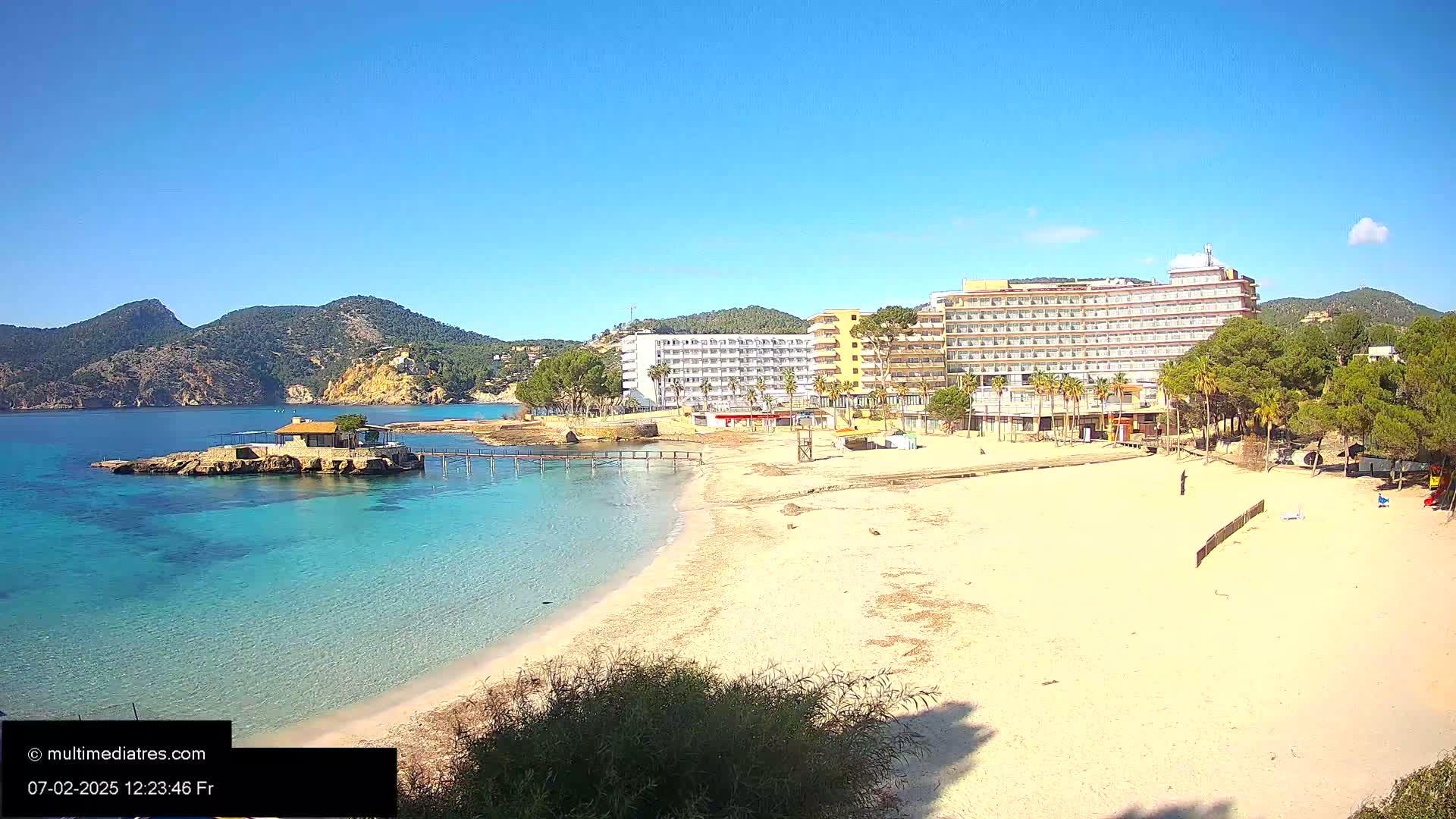 Mallorca, Camp de Mar Beach  Live Cam - Balearic Islands, Spain