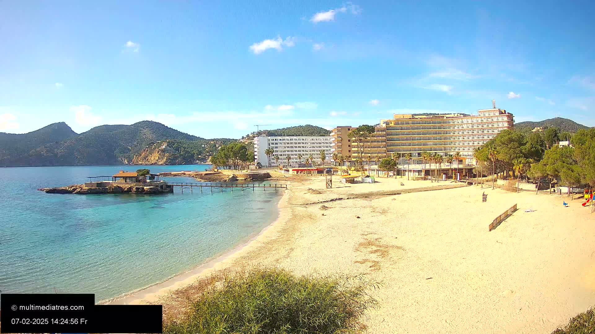 Mallorca, Camp de Mar Beach  Live Cam - Balearic Islands, Spain