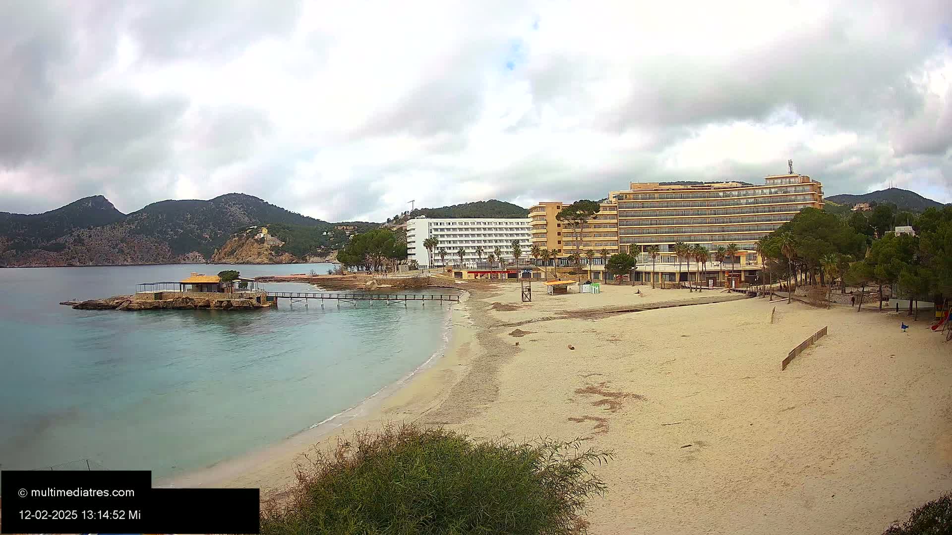 Mallorca, Camp de Mar Beach  Live Cam - Balearic Islands, Spain