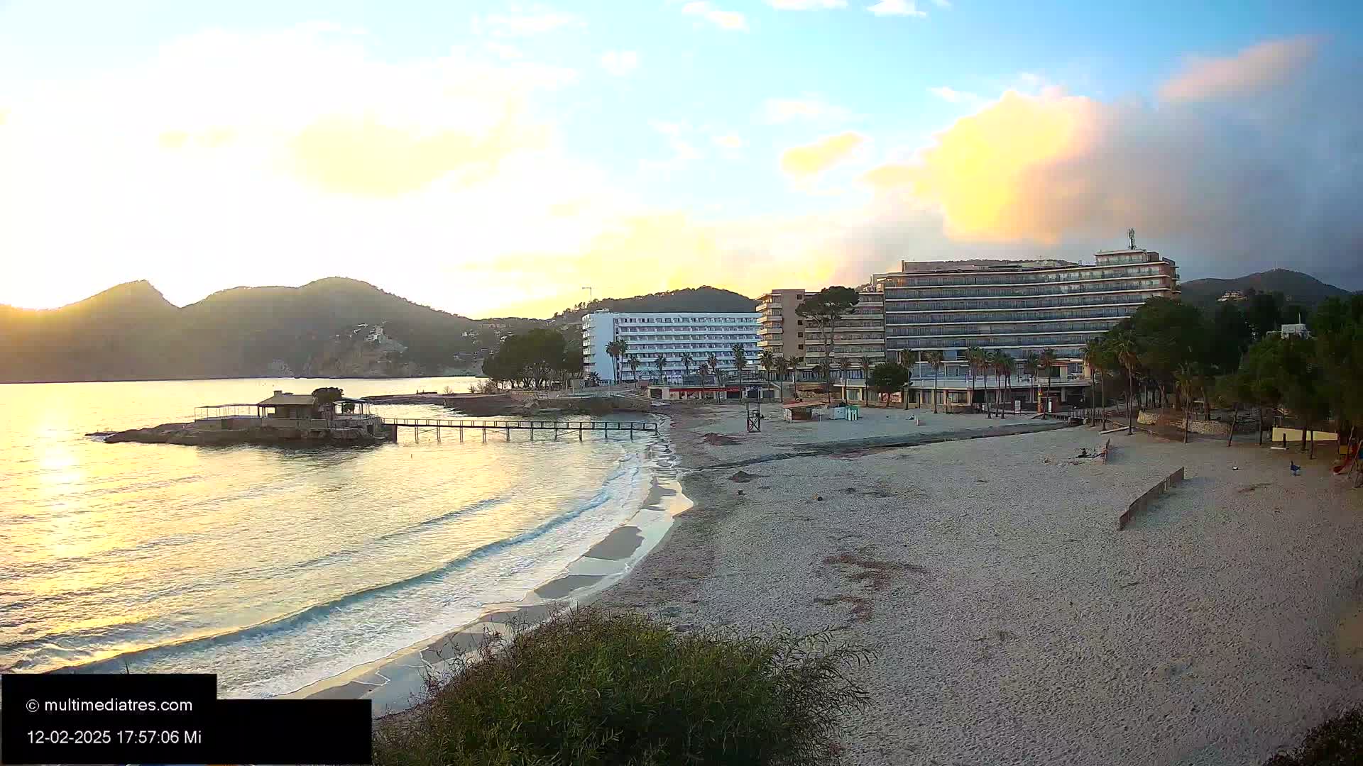 Mallorca, Camp de Mar Beach  Live Cam - Balearic Islands, Spain