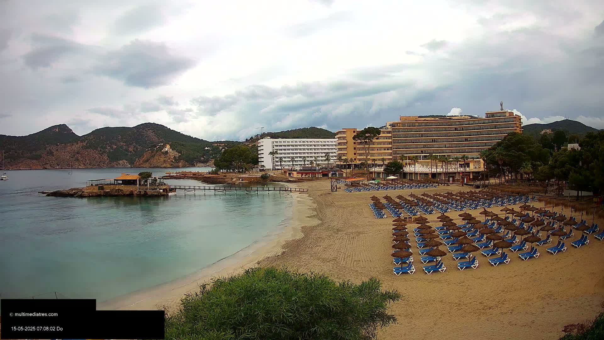 Mallorca, Camp de Mar Beach  Live Cam - Balearic Islands, Spain