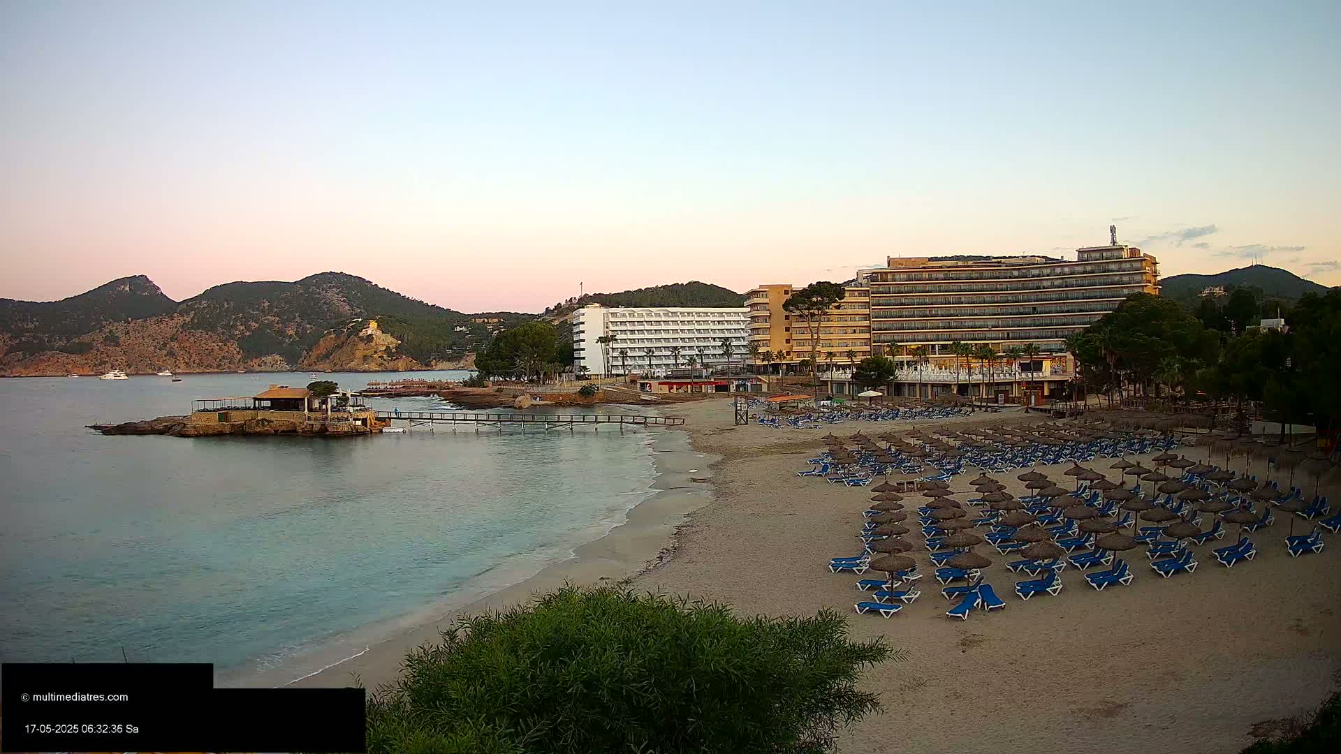 Mallorca, Camp de Mar Beach  Live Cam - Balearic Islands, Spain
