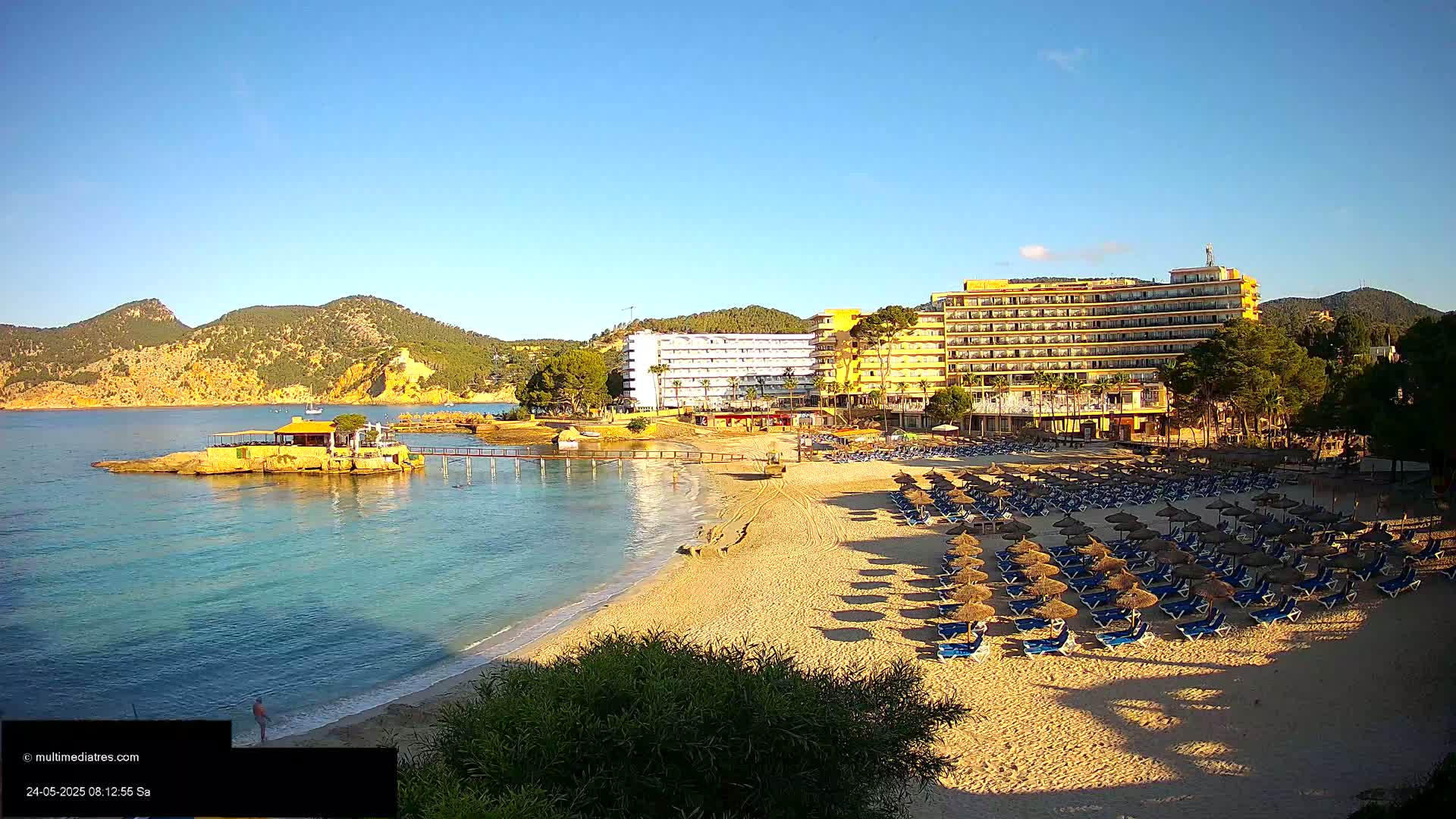 Mallorca, Camp de Mar Beach  Live Cam - Balearic Islands, Spain