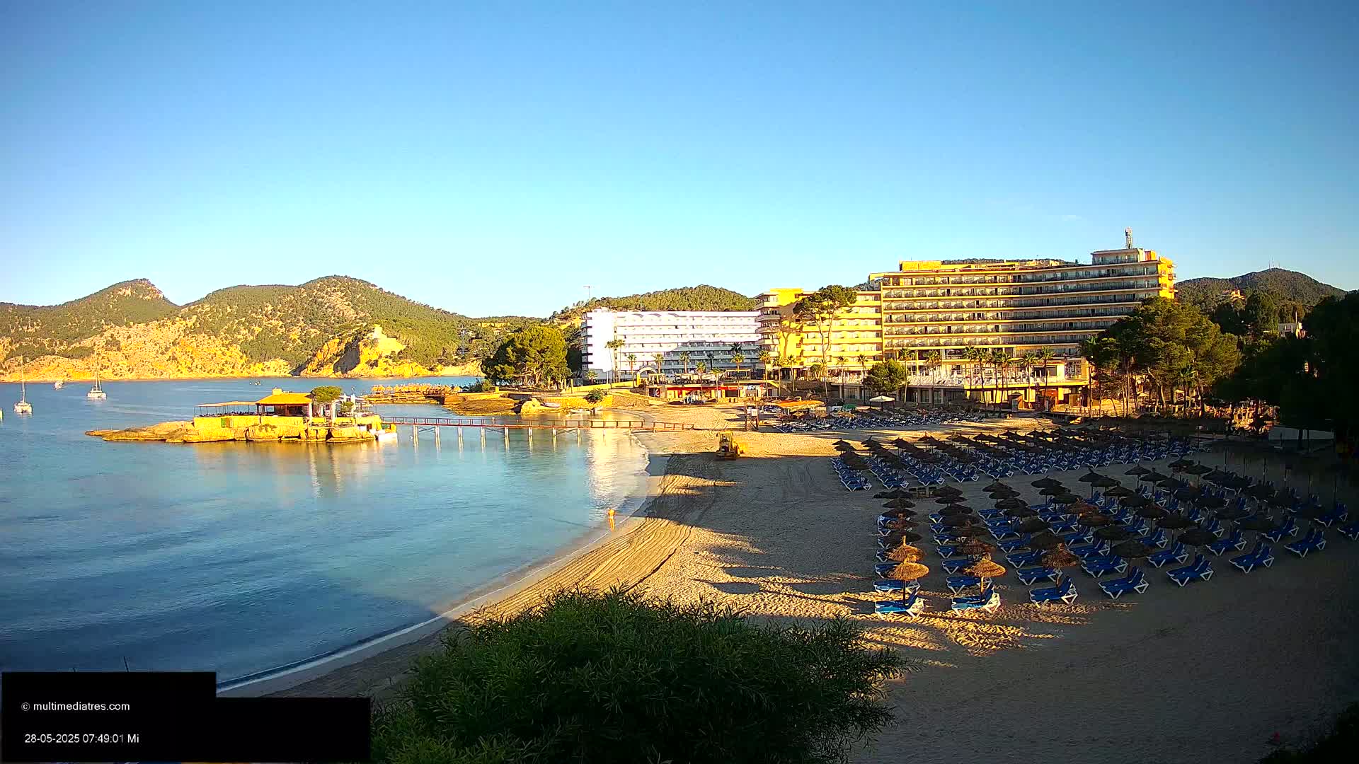 Mallorca, Camp de Mar Beach  Live Cam - Balearic Islands, Spain