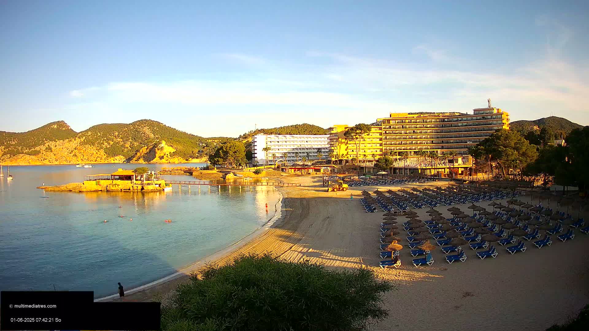 Mallorca, Camp de Mar Beach  Live Cam - Balearic Islands, Spain