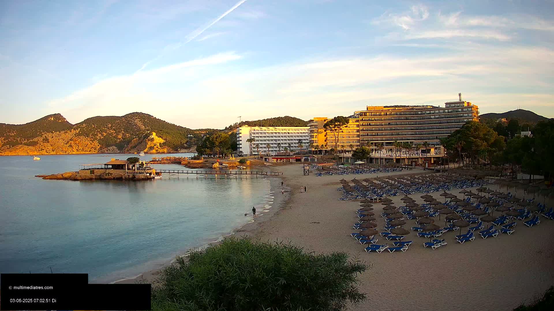 Mallorca, Camp de Mar Beach  Live Cam - Balearic Islands, Spain