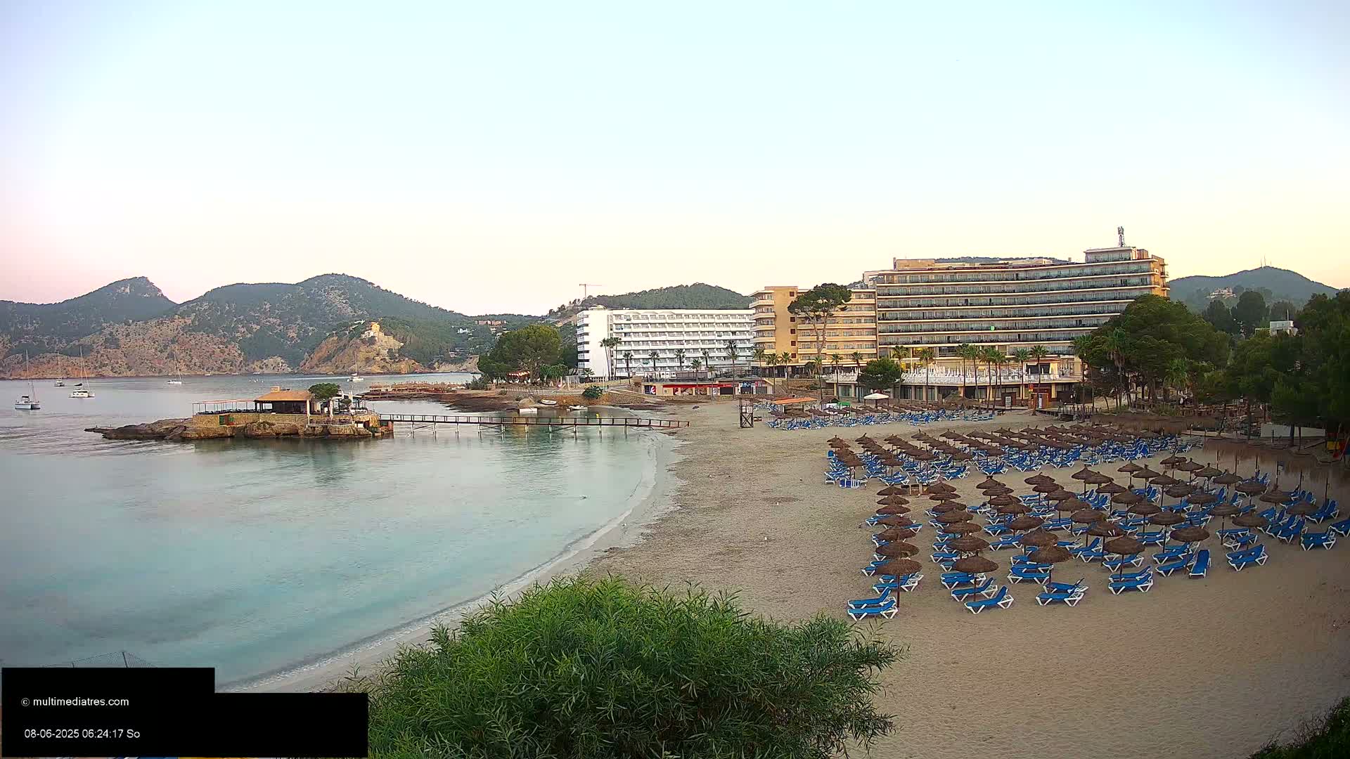 Mallorca, Camp de Mar Beach  Live Cam - Balearic Islands, Spain