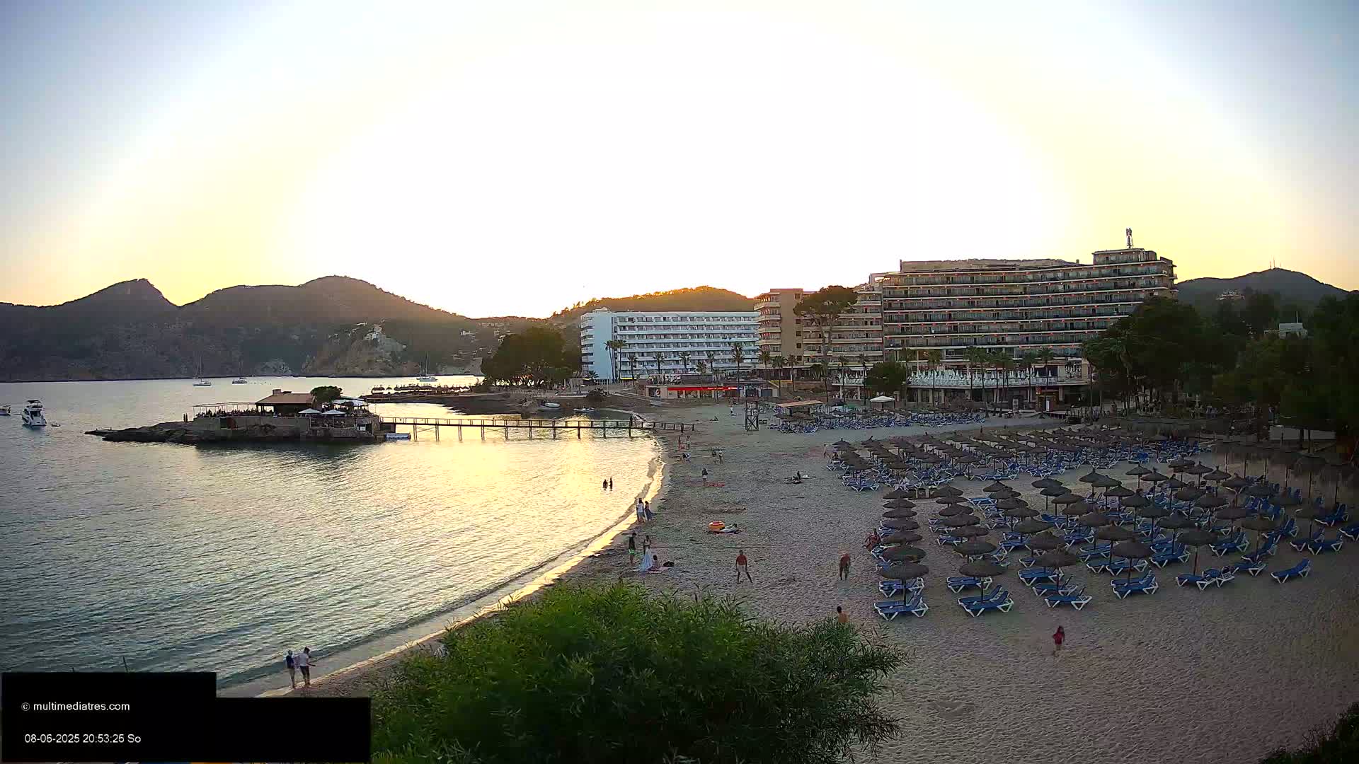 Mallorca, Camp de Mar Beach  Live Cam - Balearic Islands, Spain