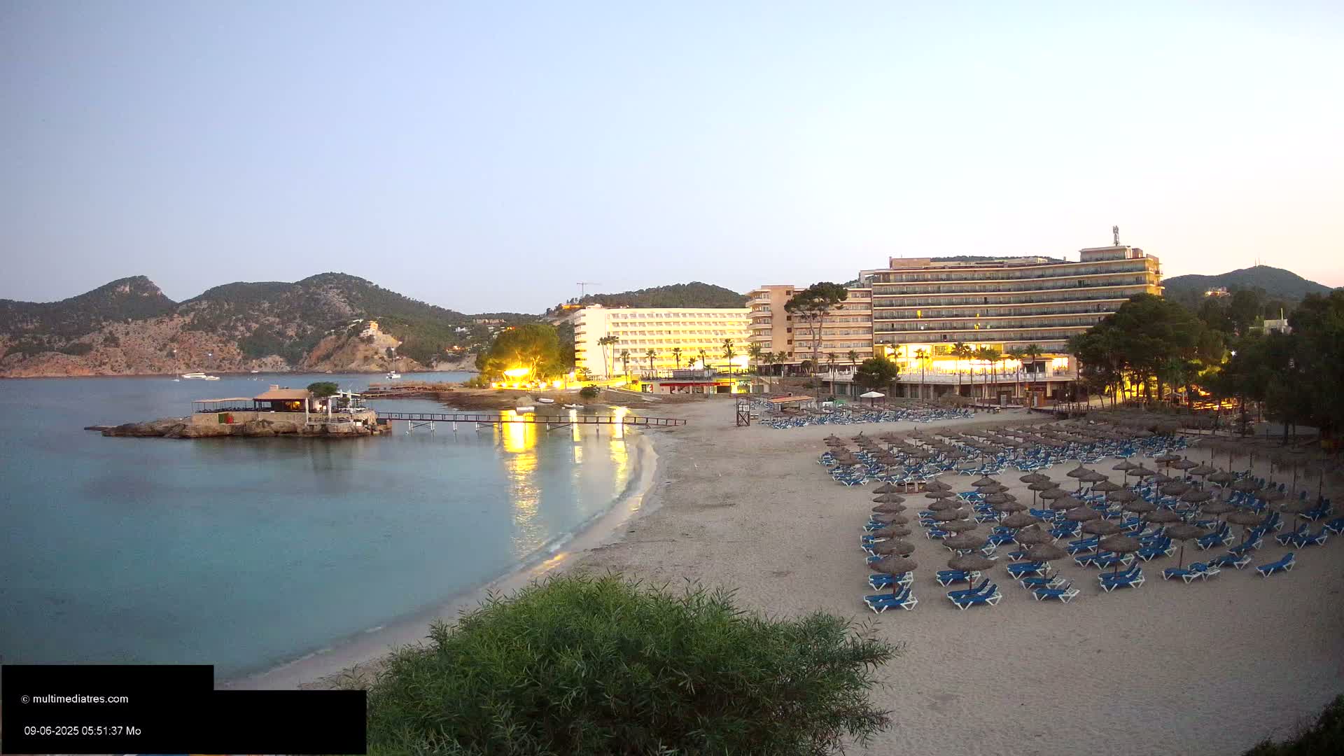 Mallorca, Camp de Mar Beach  Live Cam - Balearic Islands, Spain
