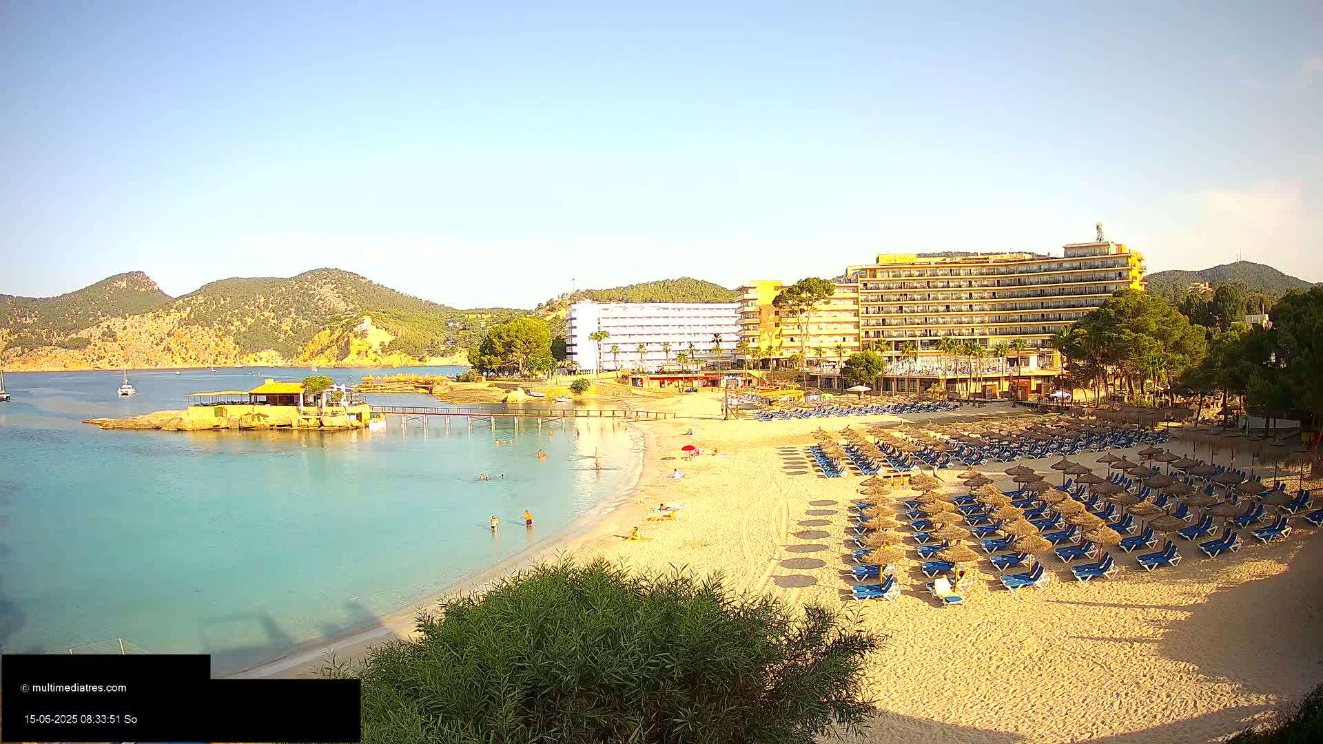 Mallorca, Camp de Mar Beach  Live Cam - Balearic Islands, Spain