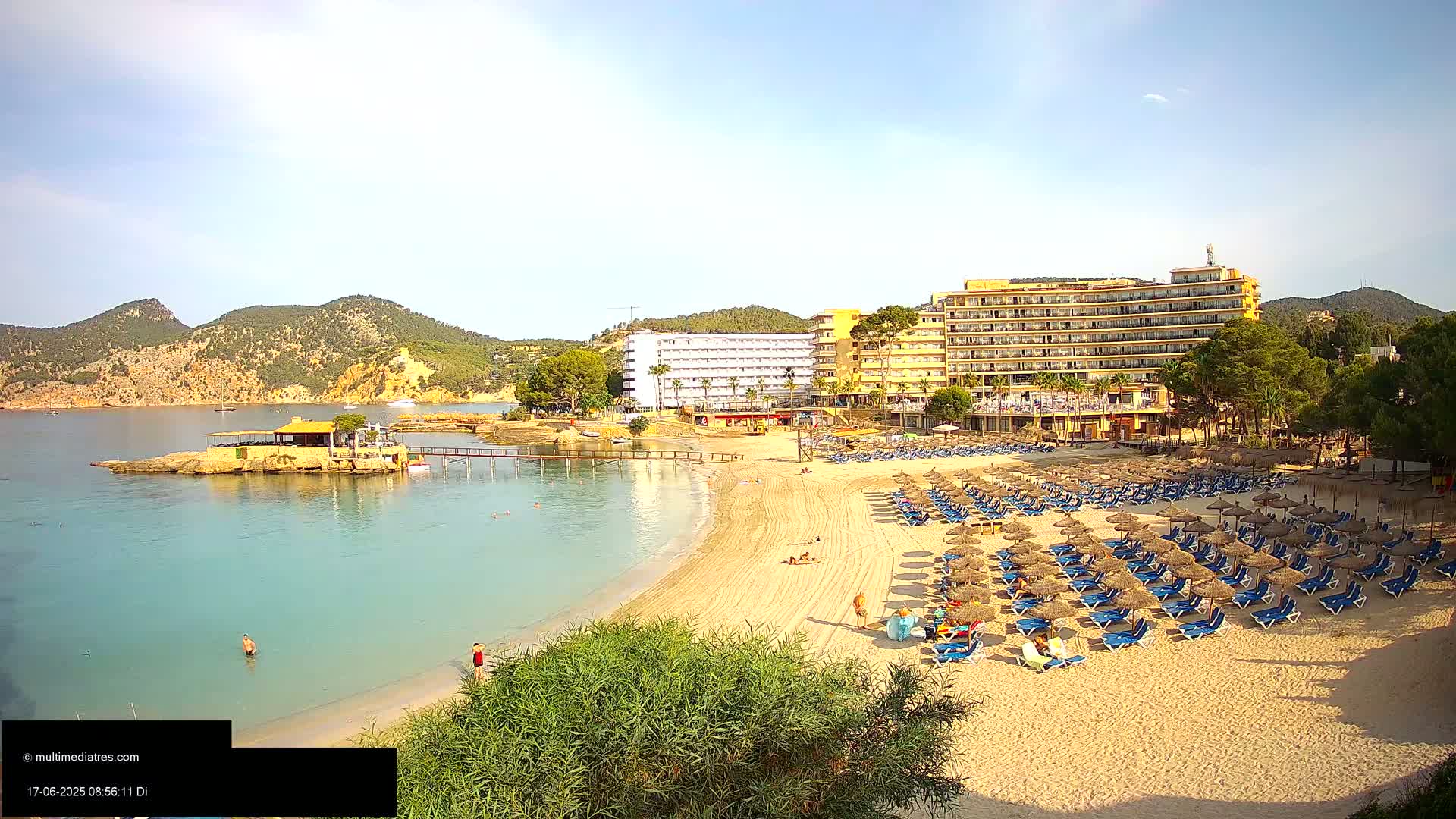 Mallorca, Camp de Mar Beach  Live Cam - Balearic Islands, Spain