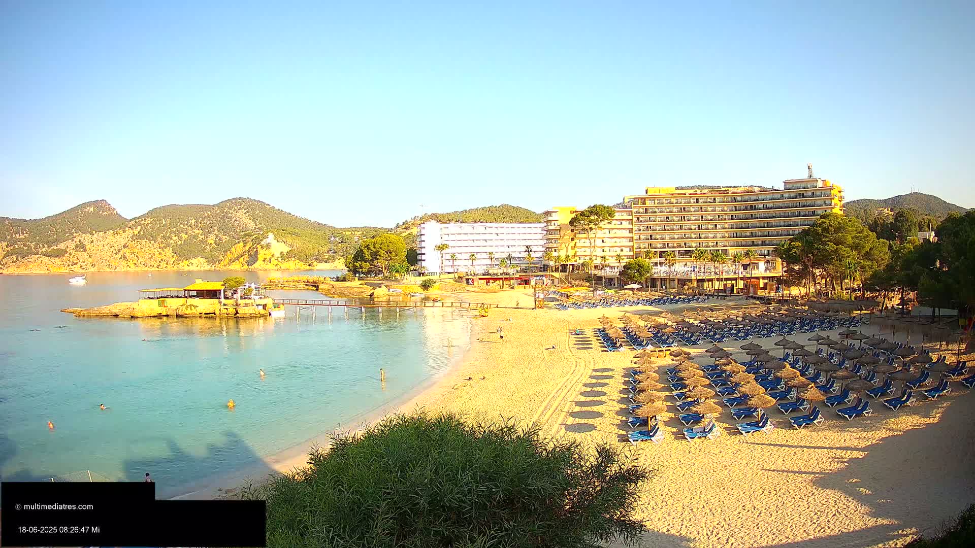 Mallorca, Camp de Mar Beach  Live Cam - Balearic Islands, Spain