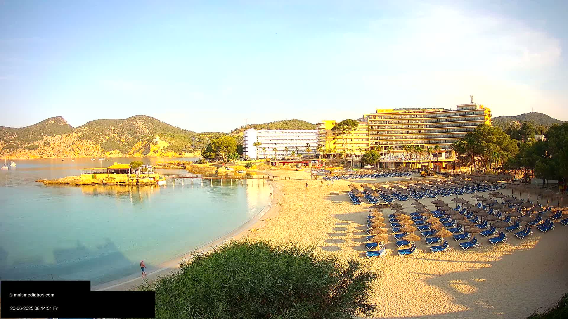 Mallorca, Camp de Mar Beach  Live Cam - Balearic Islands, Spain