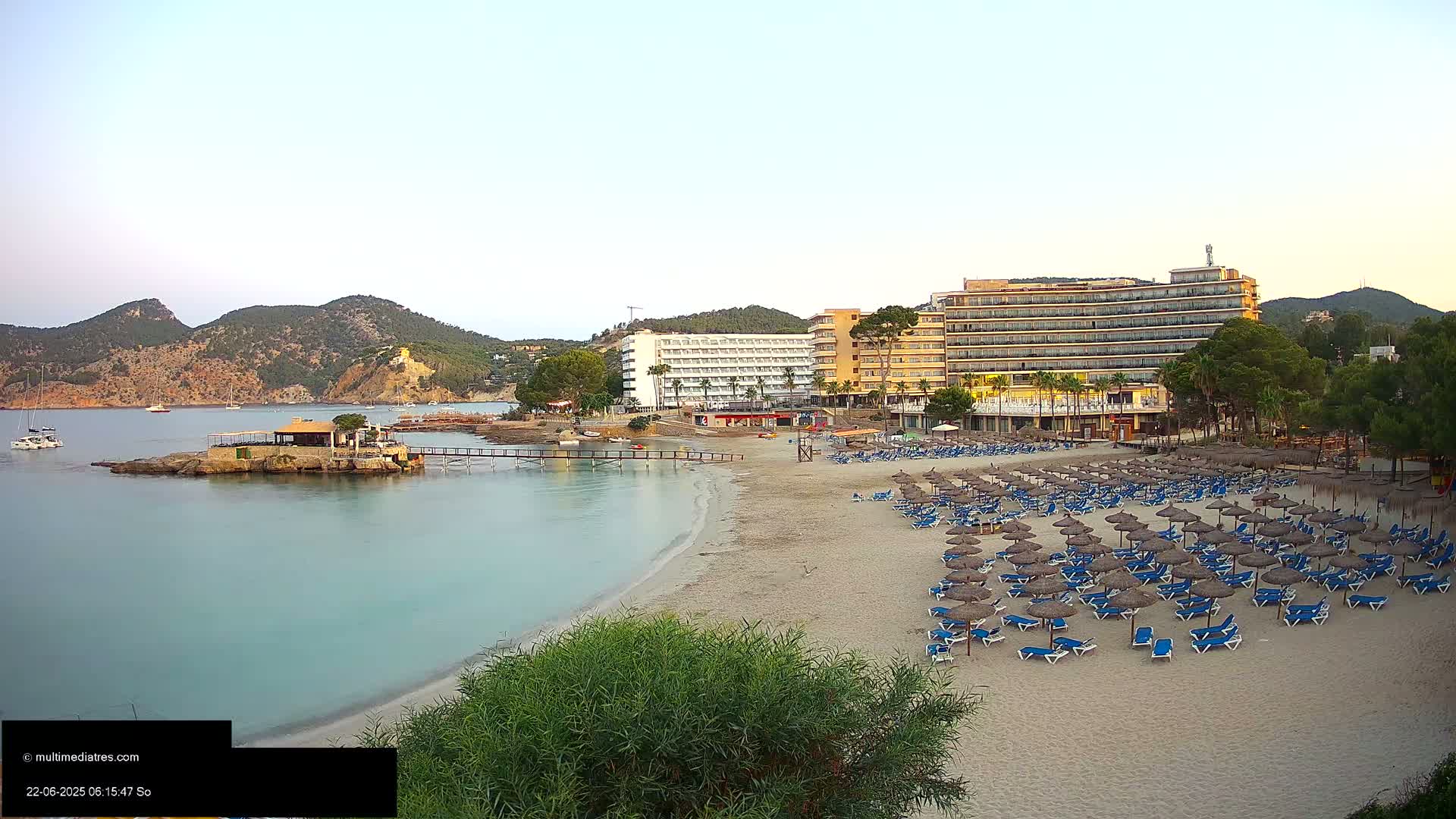 Mallorca, Camp de Mar Beach  Live Cam - Balearic Islands, Spain