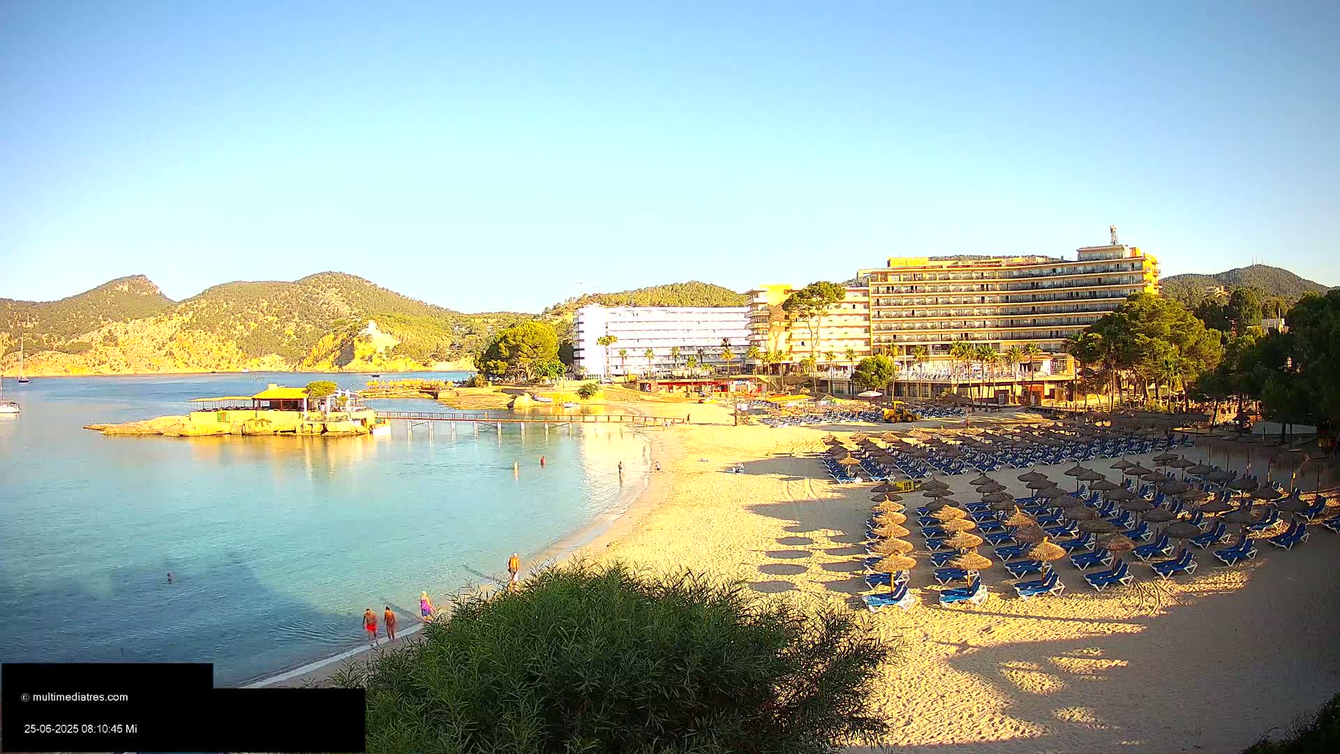 Mallorca, Camp de Mar Beach  Live Cam - Balearic Islands, Spain