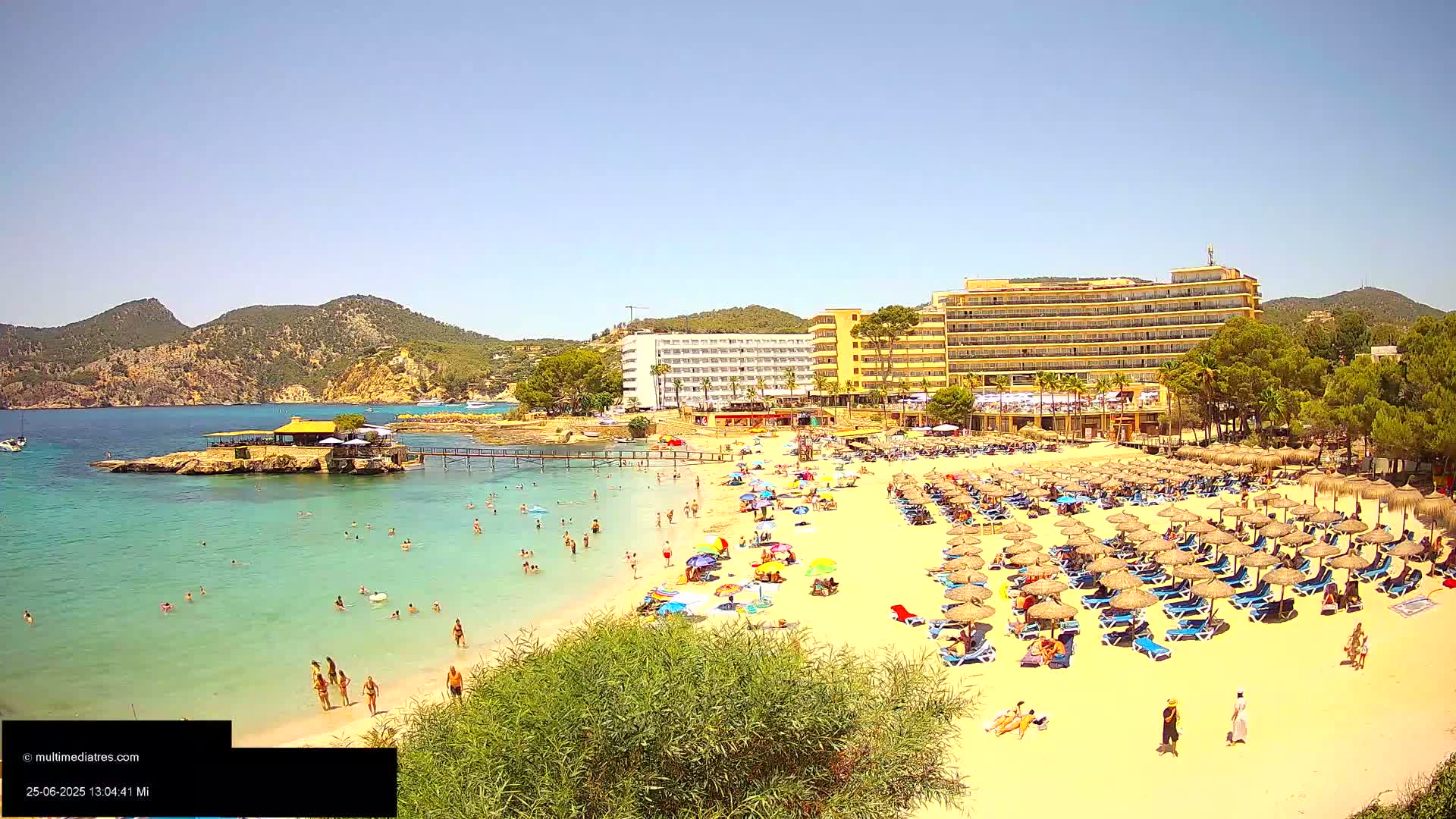 Mallorca, Camp de Mar Beach  Live Cam - Balearic Islands, Spain