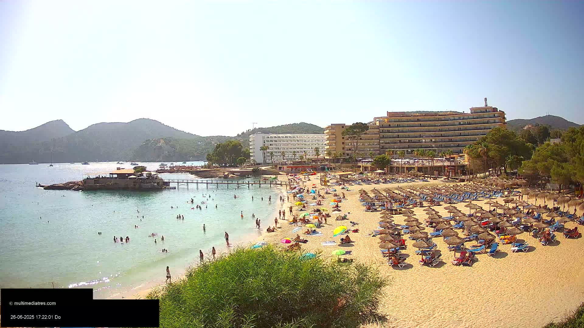 Mallorca, Camp de Mar Beach  Live Cam - Balearic Islands, Spain