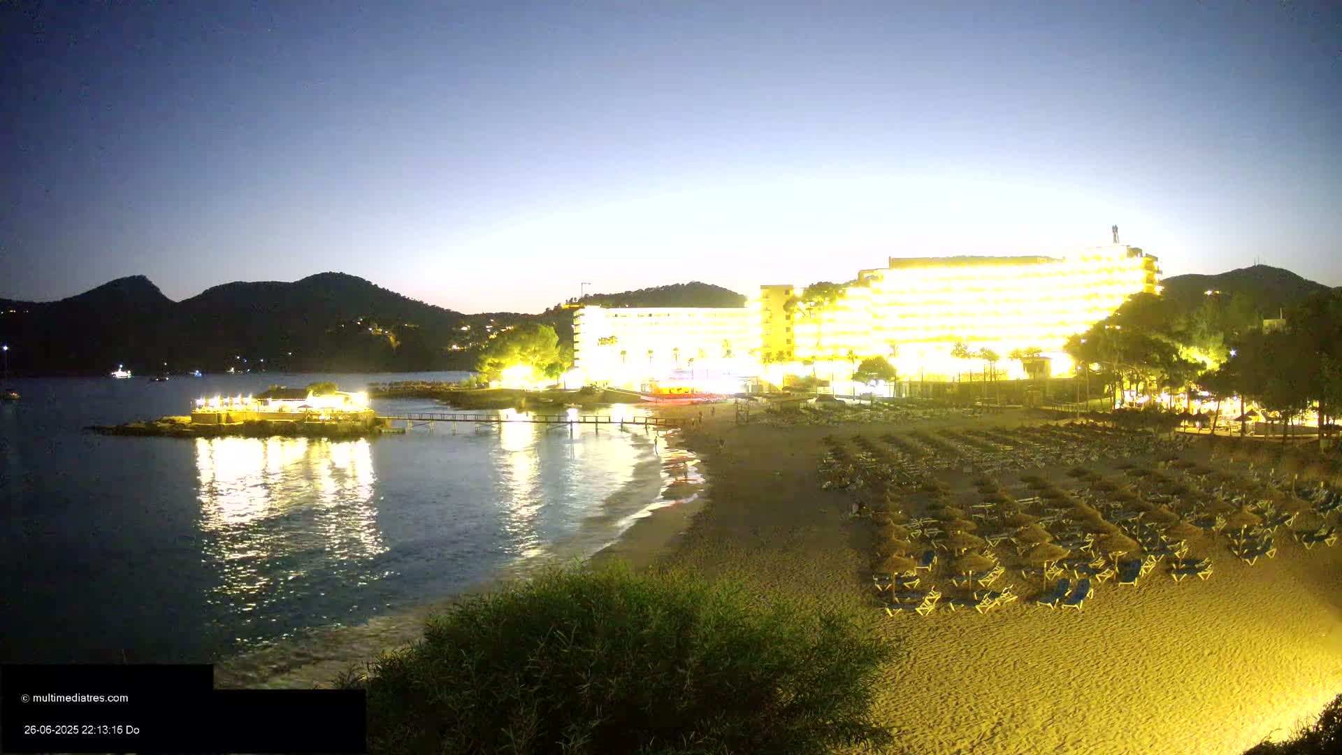 Mallorca, Camp de Mar Beach  Live Cam - Balearic Islands, Spain