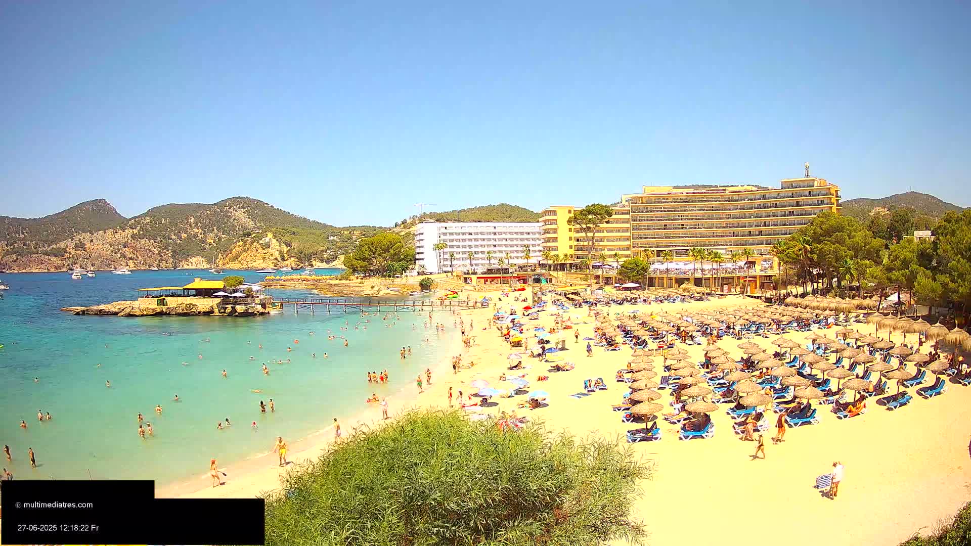 Mallorca, Camp de Mar Beach  Live Cam - Balearic Islands, Spain
