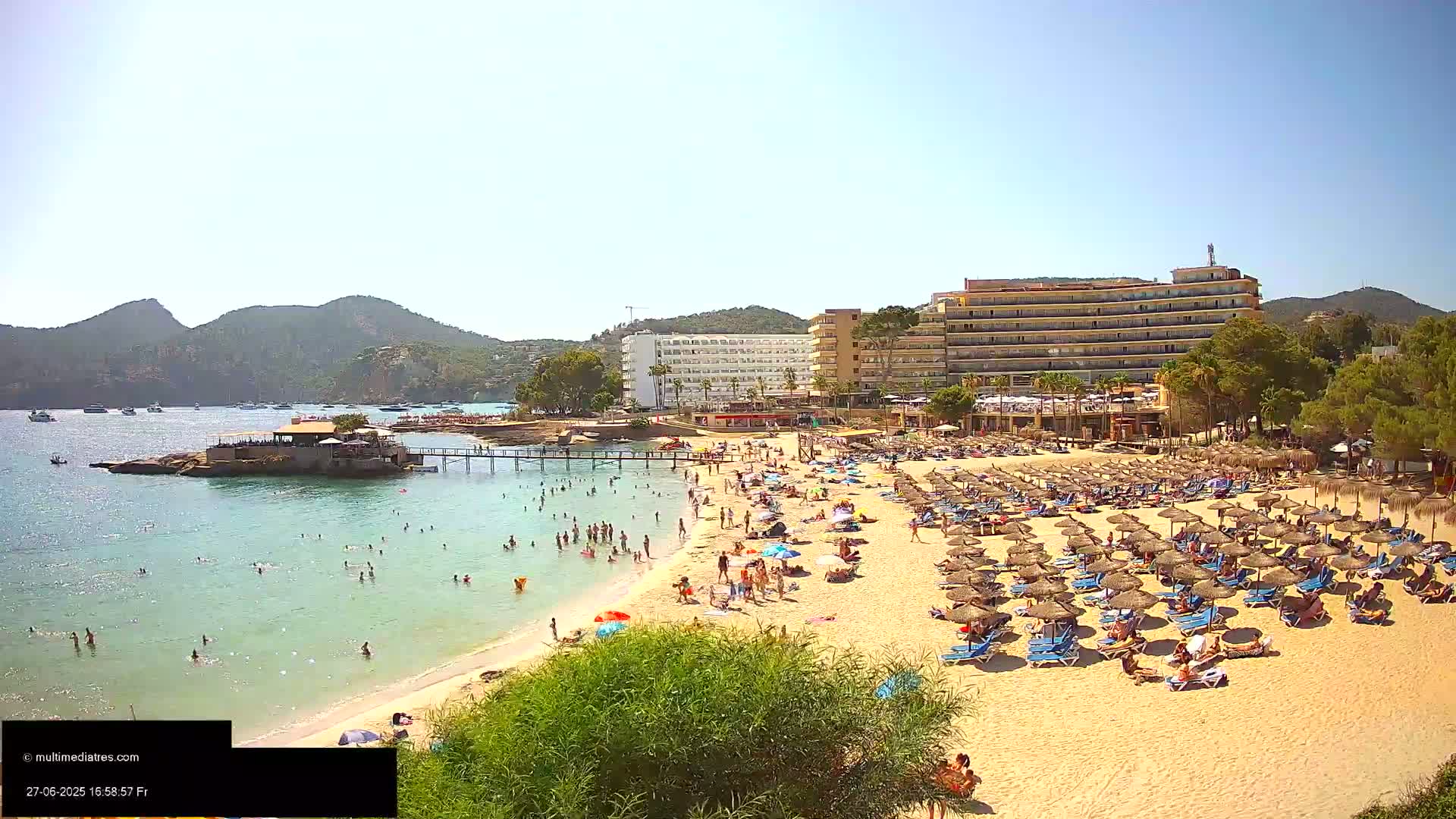 Mallorca, Camp de Mar Beach  Live Cam - Balearic Islands, Spain