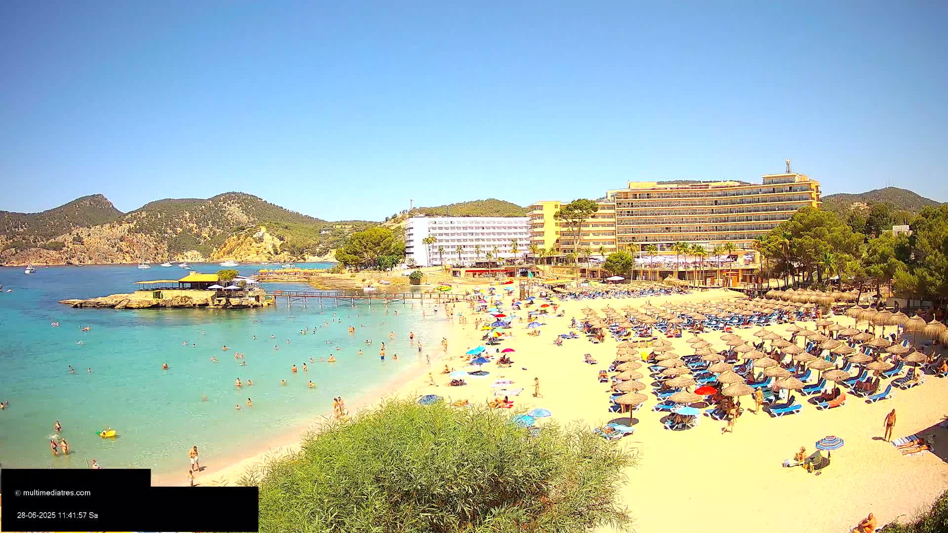 Mallorca, Camp de Mar Beach  Live Cam - Balearic Islands, Spain