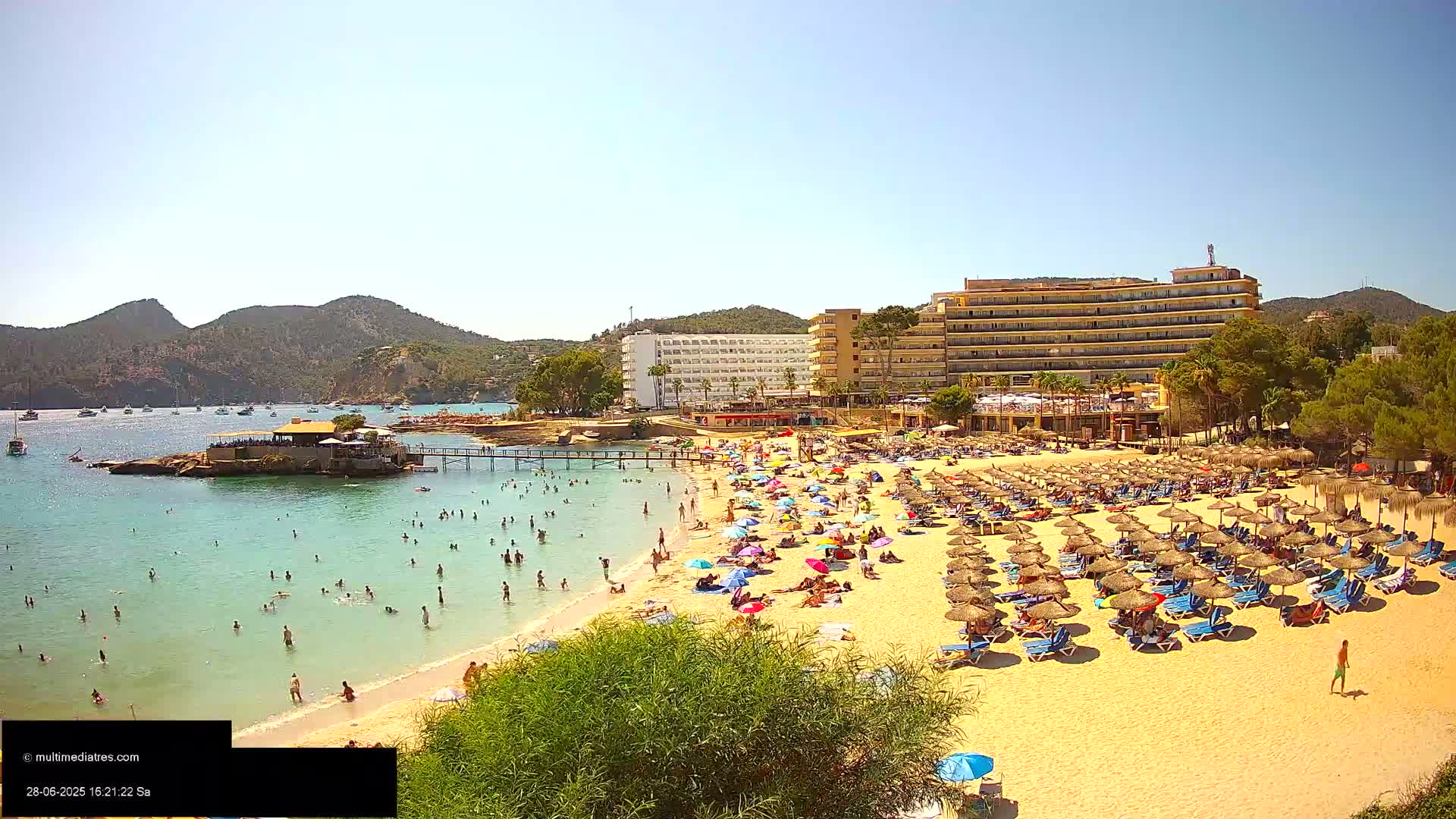 Mallorca, Camp de Mar Beach  Live Cam - Balearic Islands, Spain