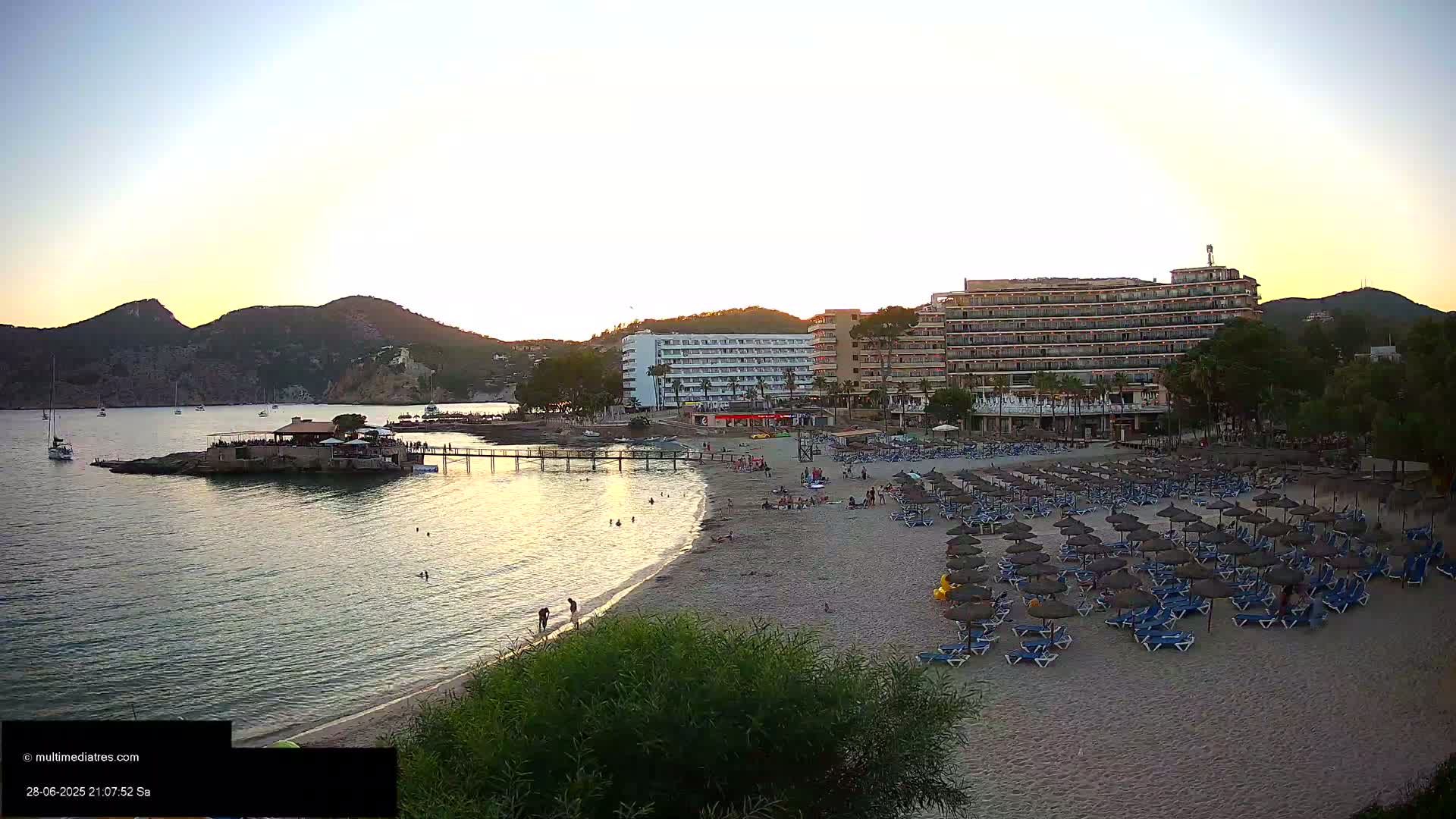 Mallorca, Camp de Mar Beach  Live Cam - Balearic Islands, Spain