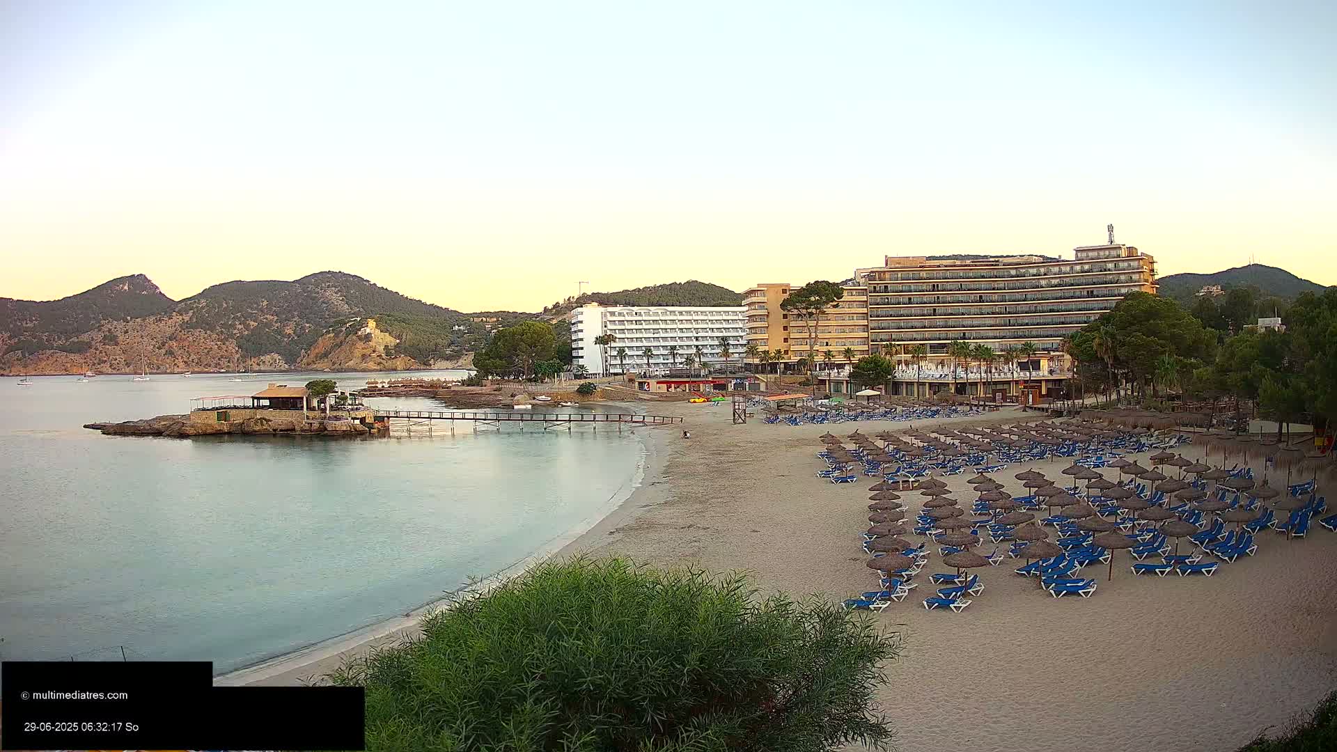 Mallorca, Camp de Mar Beach  Live Cam - Balearic Islands, Spain