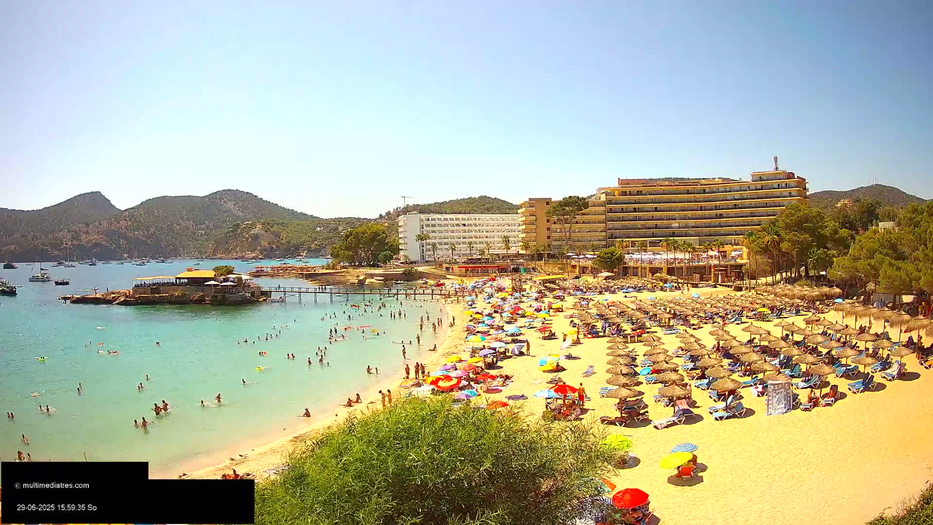 Mallorca, Camp de Mar Beach  Live Cam - Balearic Islands, Spain
