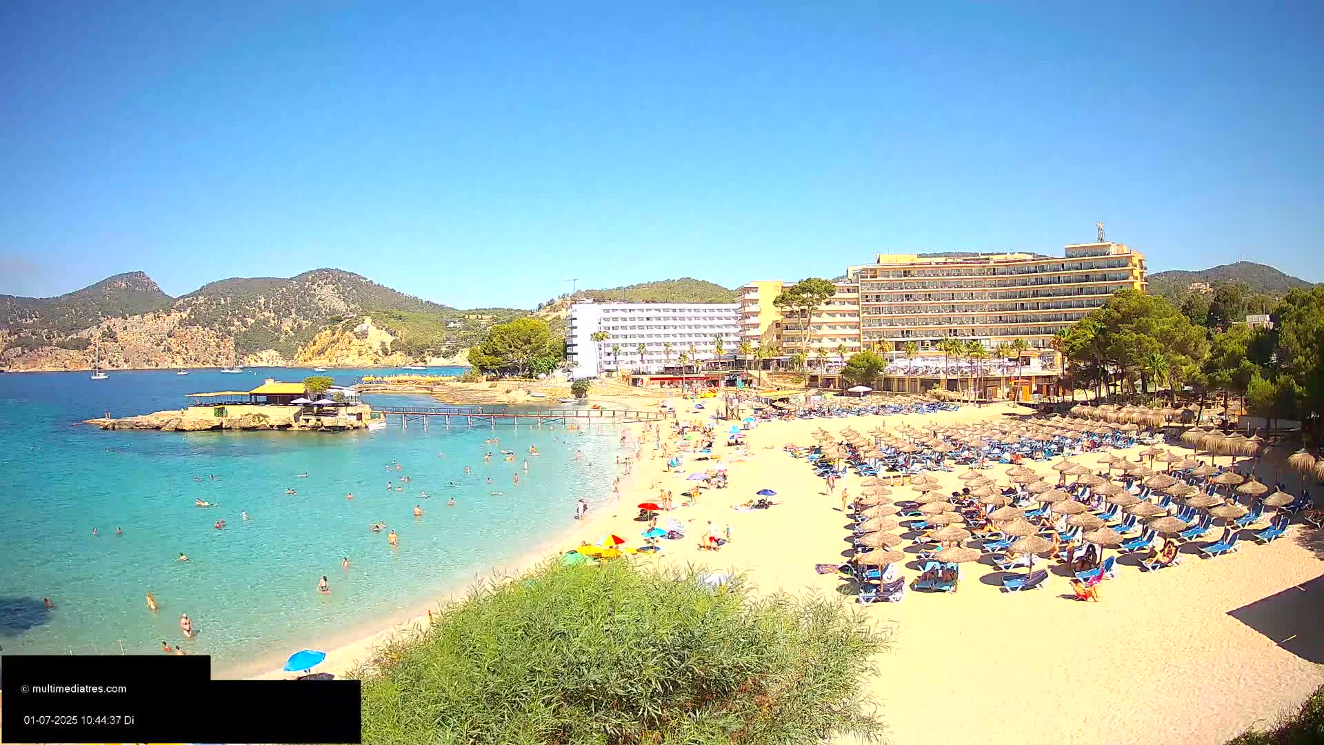 Mallorca, Camp de Mar Beach  Live Cam - Balearic Islands, Spain