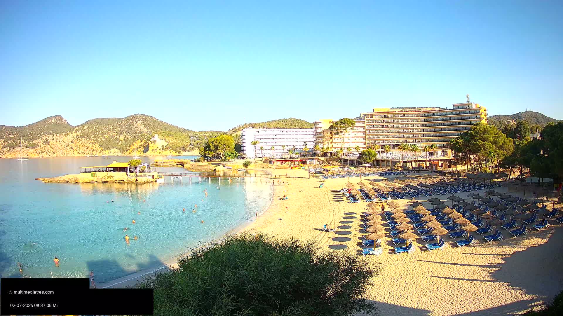Mallorca, Camp de Mar Beach  Live Cam - Balearic Islands, Spain