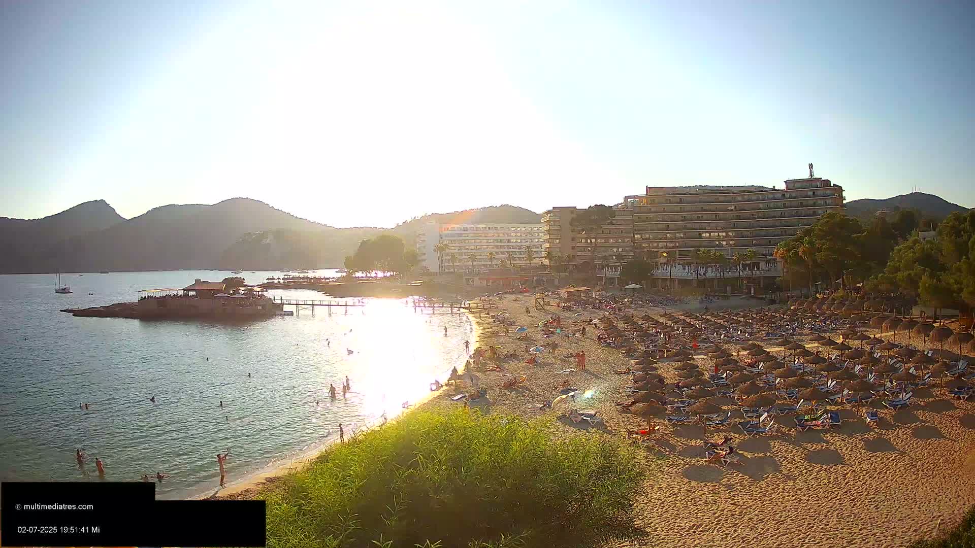 Mallorca, Camp de Mar Beach  Live Cam - Balearic Islands, Spain