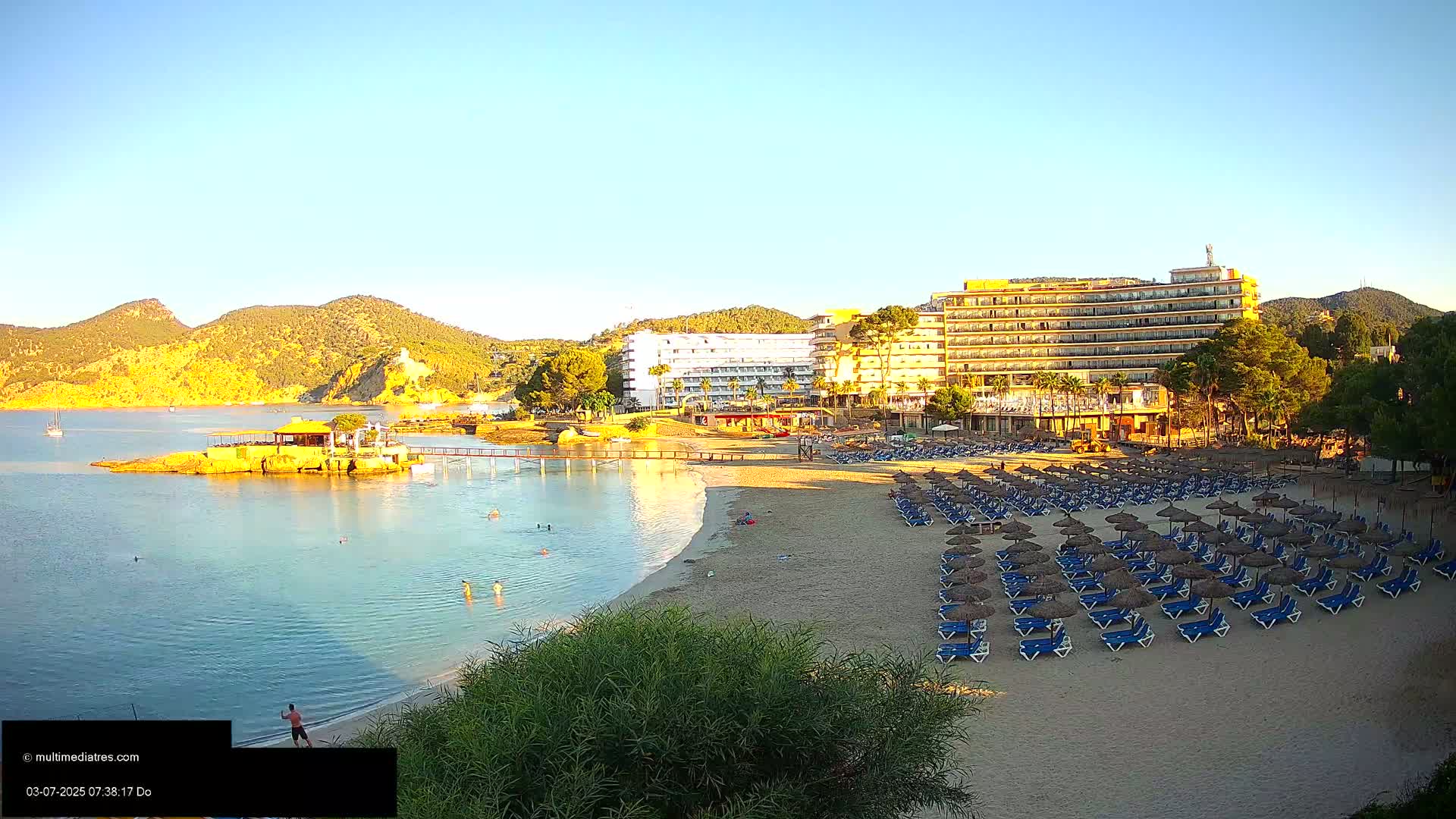 Mallorca, Camp de Mar Beach  Live Cam - Balearic Islands, Spain