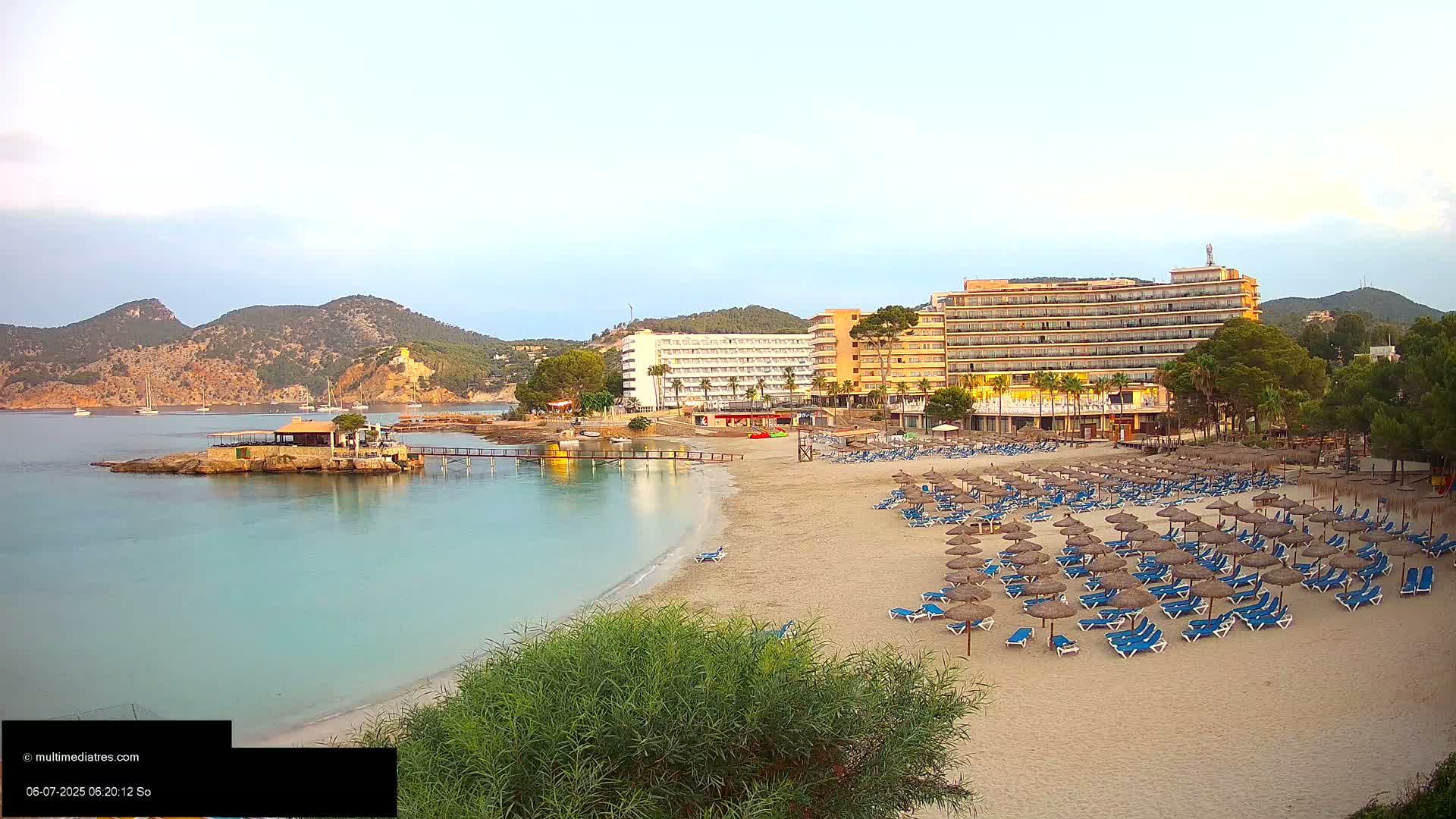 Mallorca, Camp de Mar Beach  Live Cam - Balearic Islands, Spain