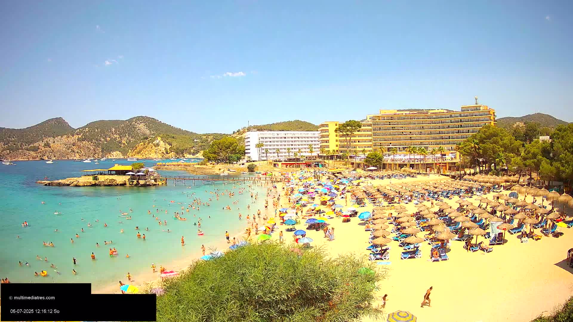 Mallorca, Camp de Mar Beach  Live Cam - Balearic Islands, Spain